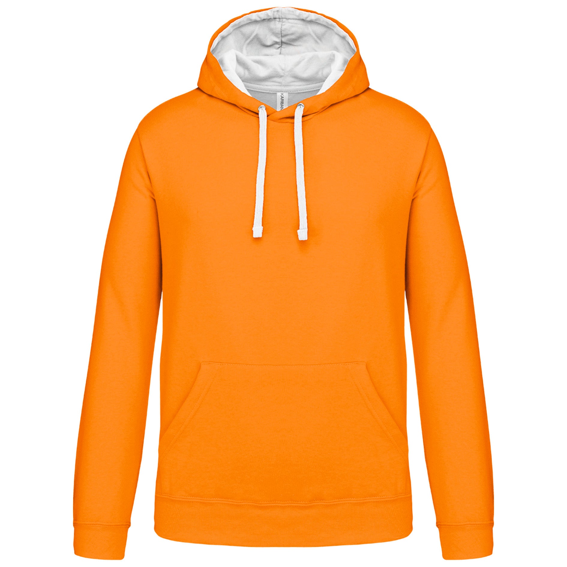Men's contrast hooded sweatshirt