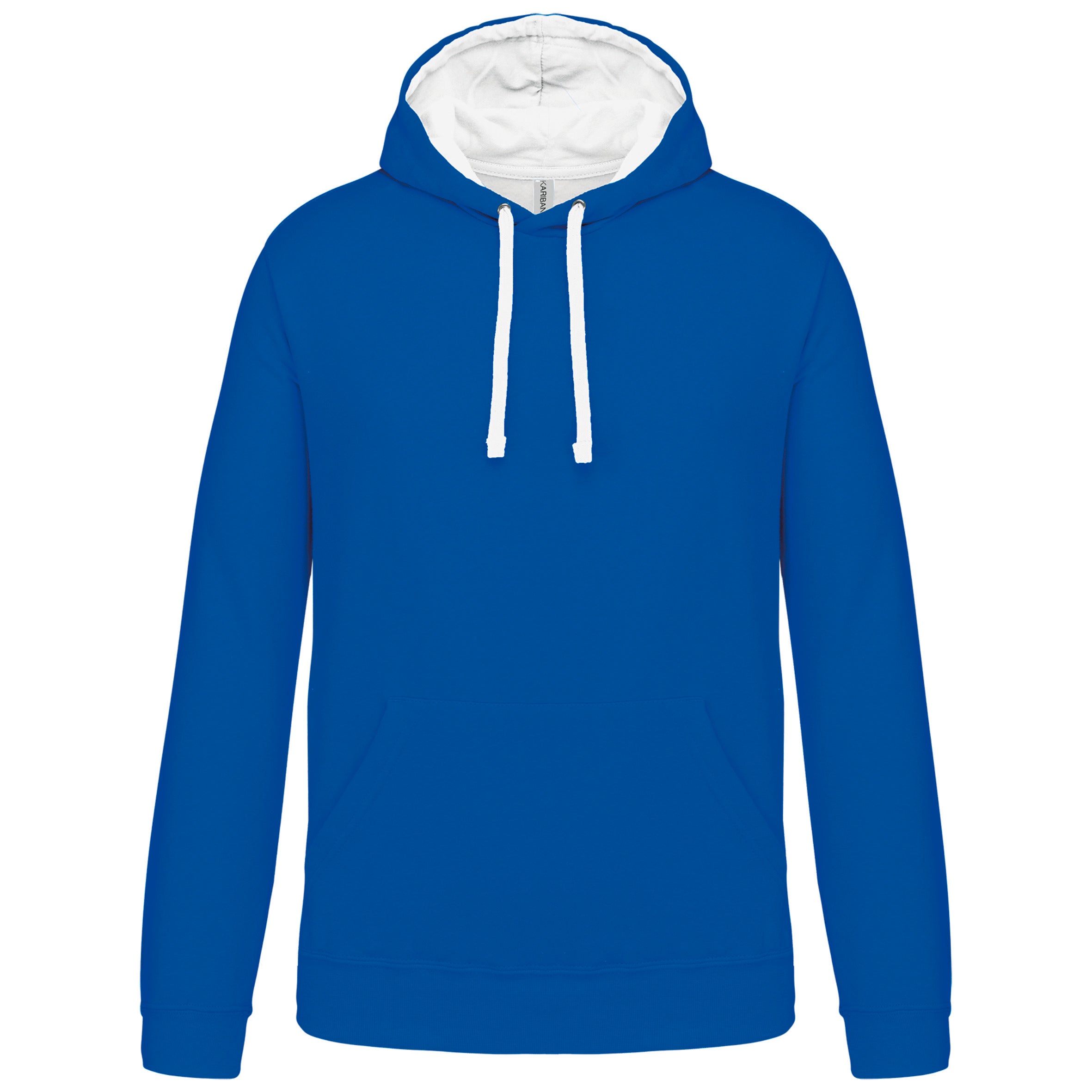Men's contrast hooded sweatshirt