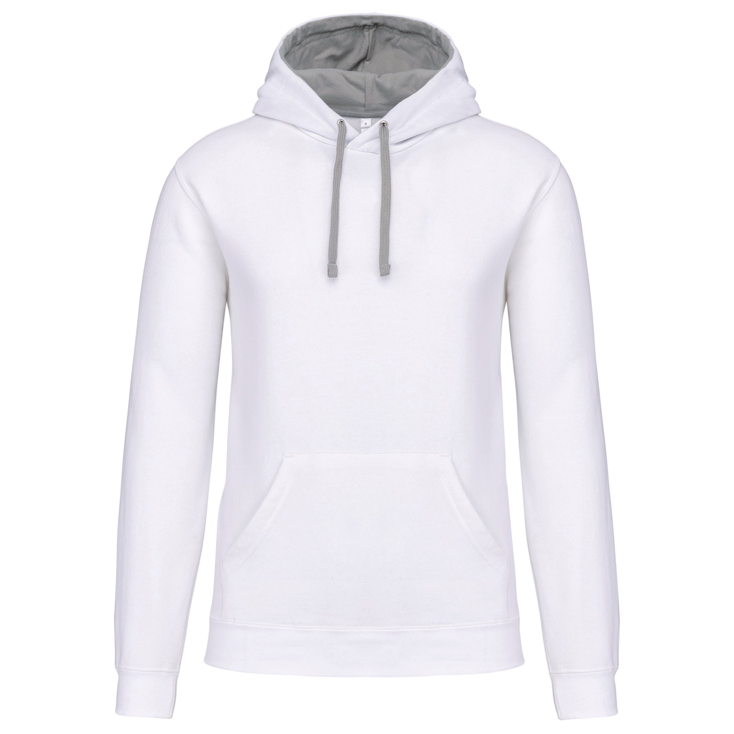 Men's contrast hooded sweatshirt