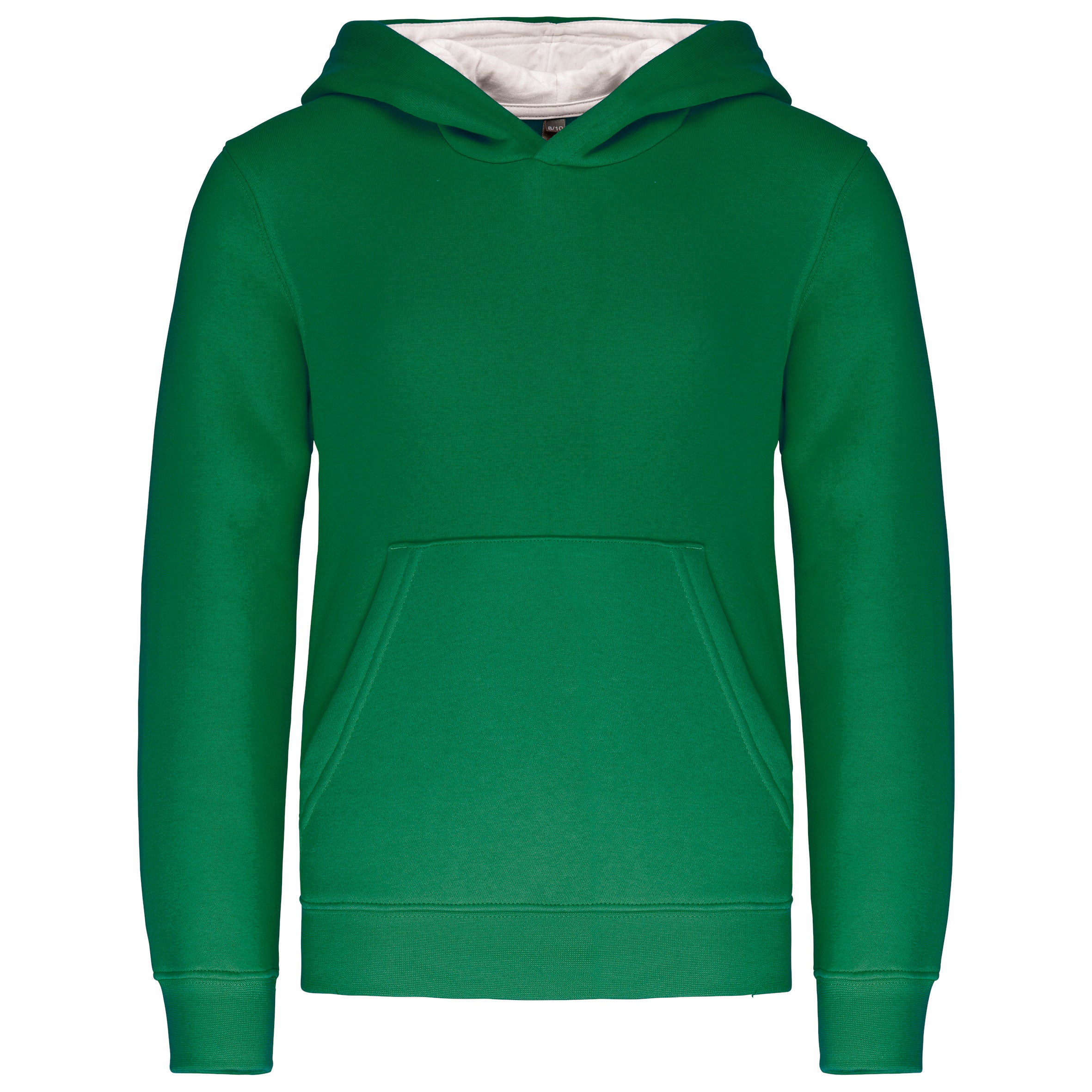 Children's contrasting hooded sweatshirt