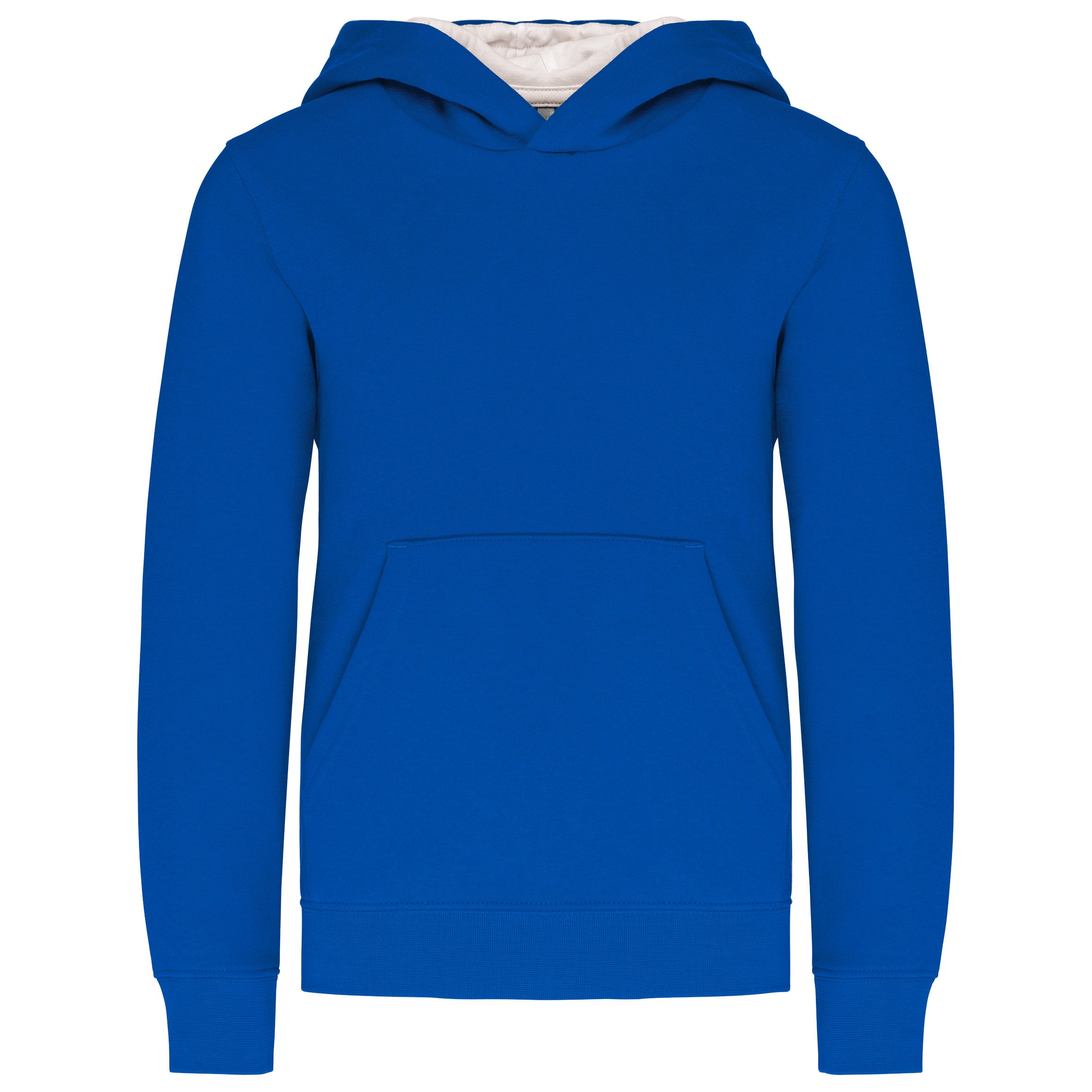 Children's contrasting hooded sweatshirt