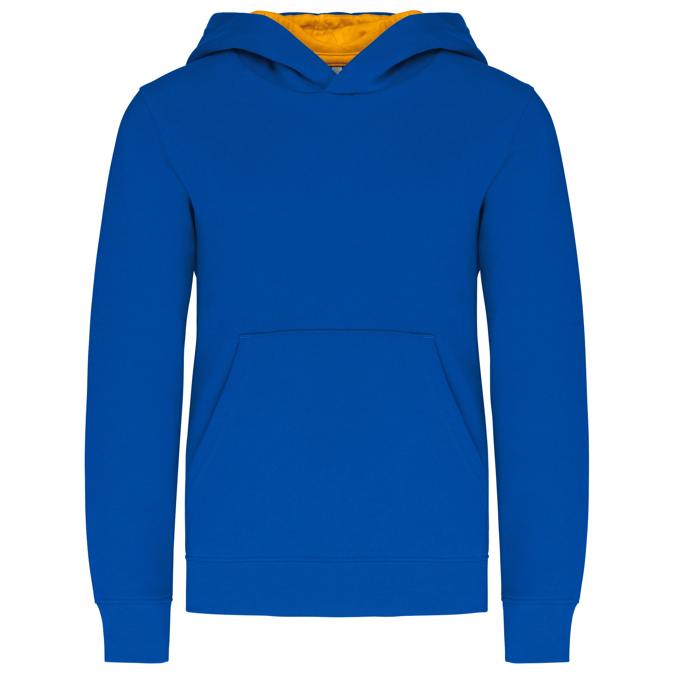 Children's contrasting hooded sweatshirt