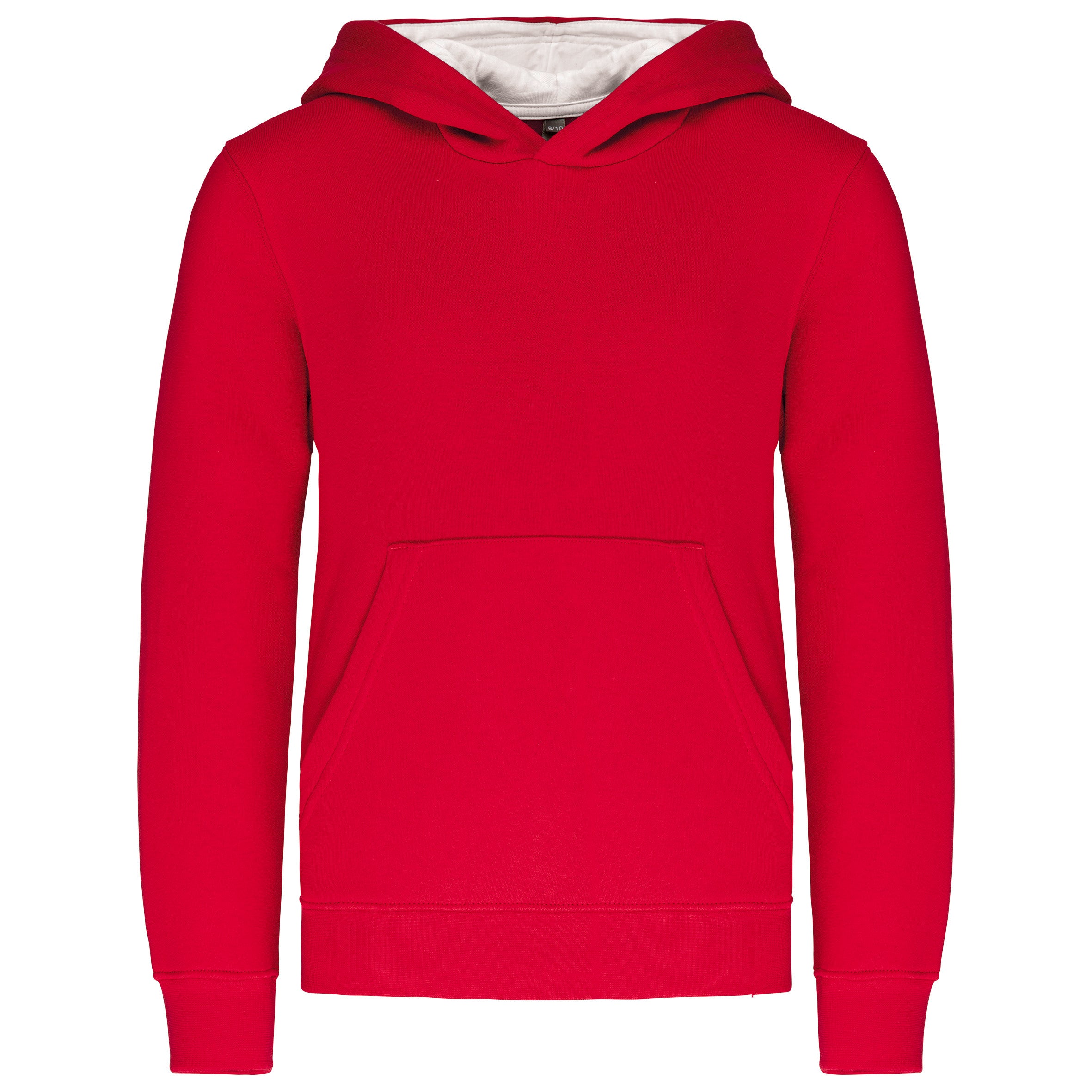 Children's contrasting hooded sweatshirt
