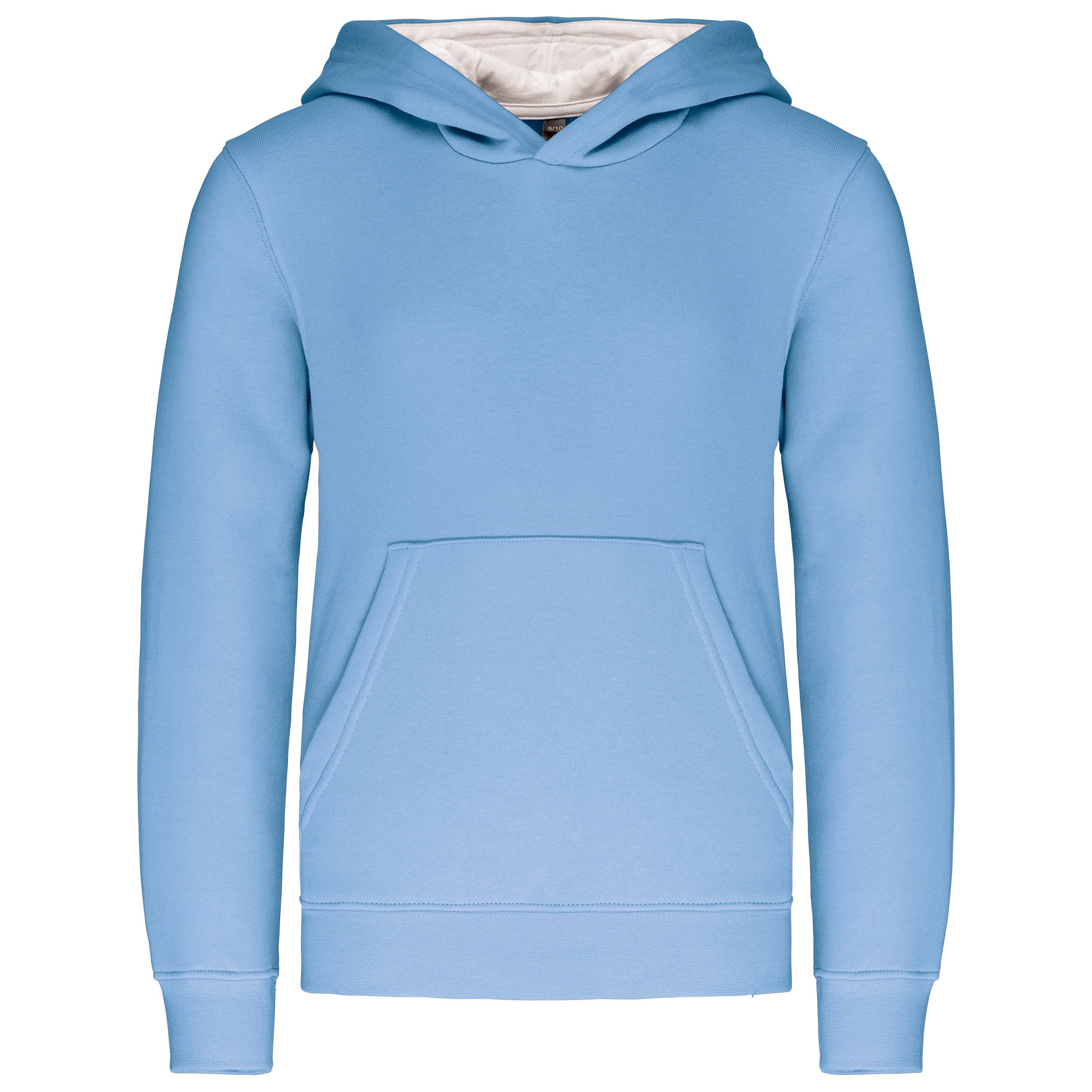 Children's contrasting hooded sweatshirt
