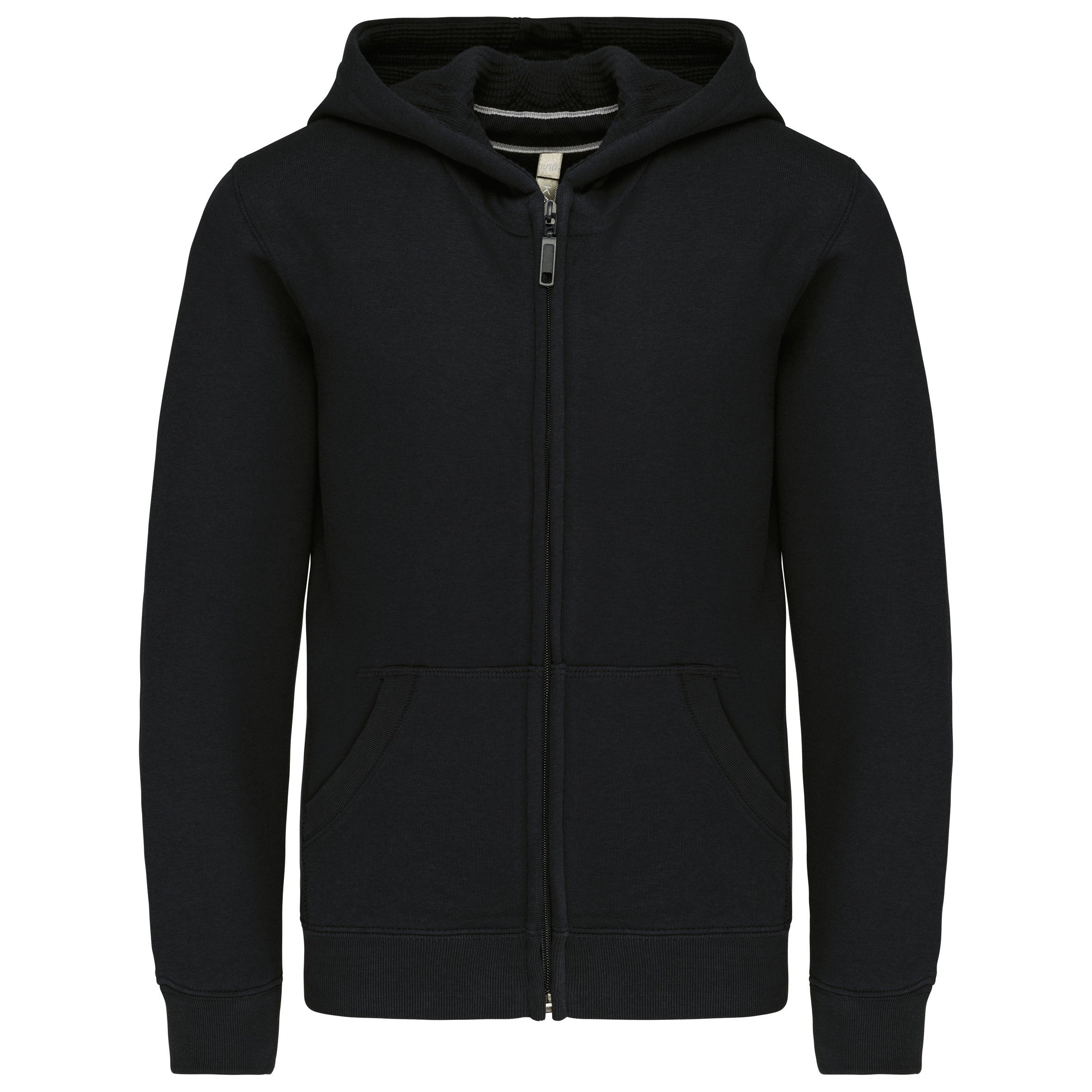Children's zipped hooded sweatshirt