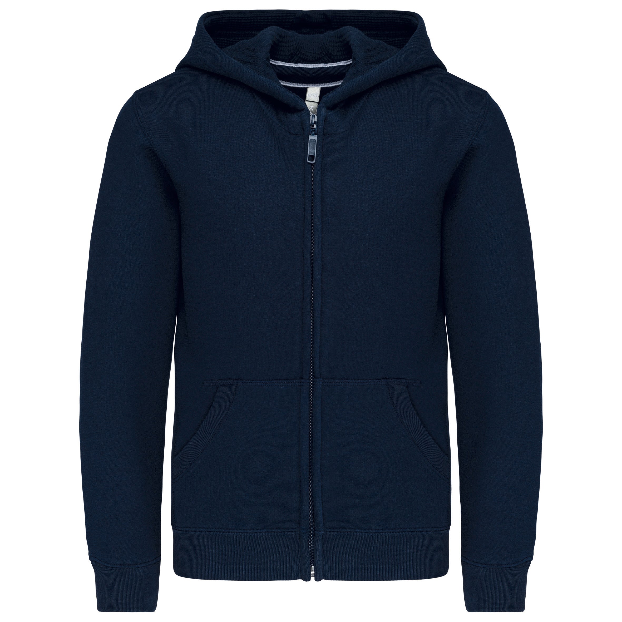 Children's zipped hooded sweatshirt