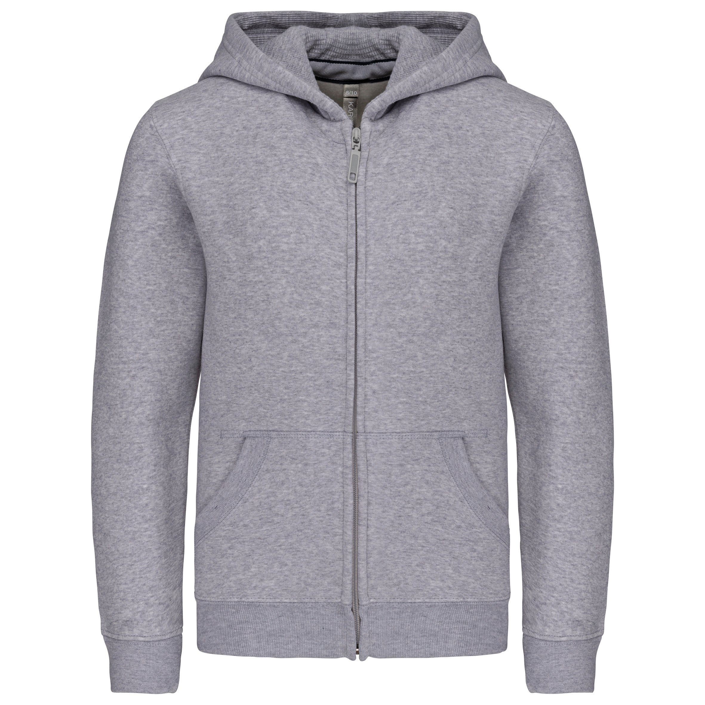 Children's zipped hooded sweatshirt
