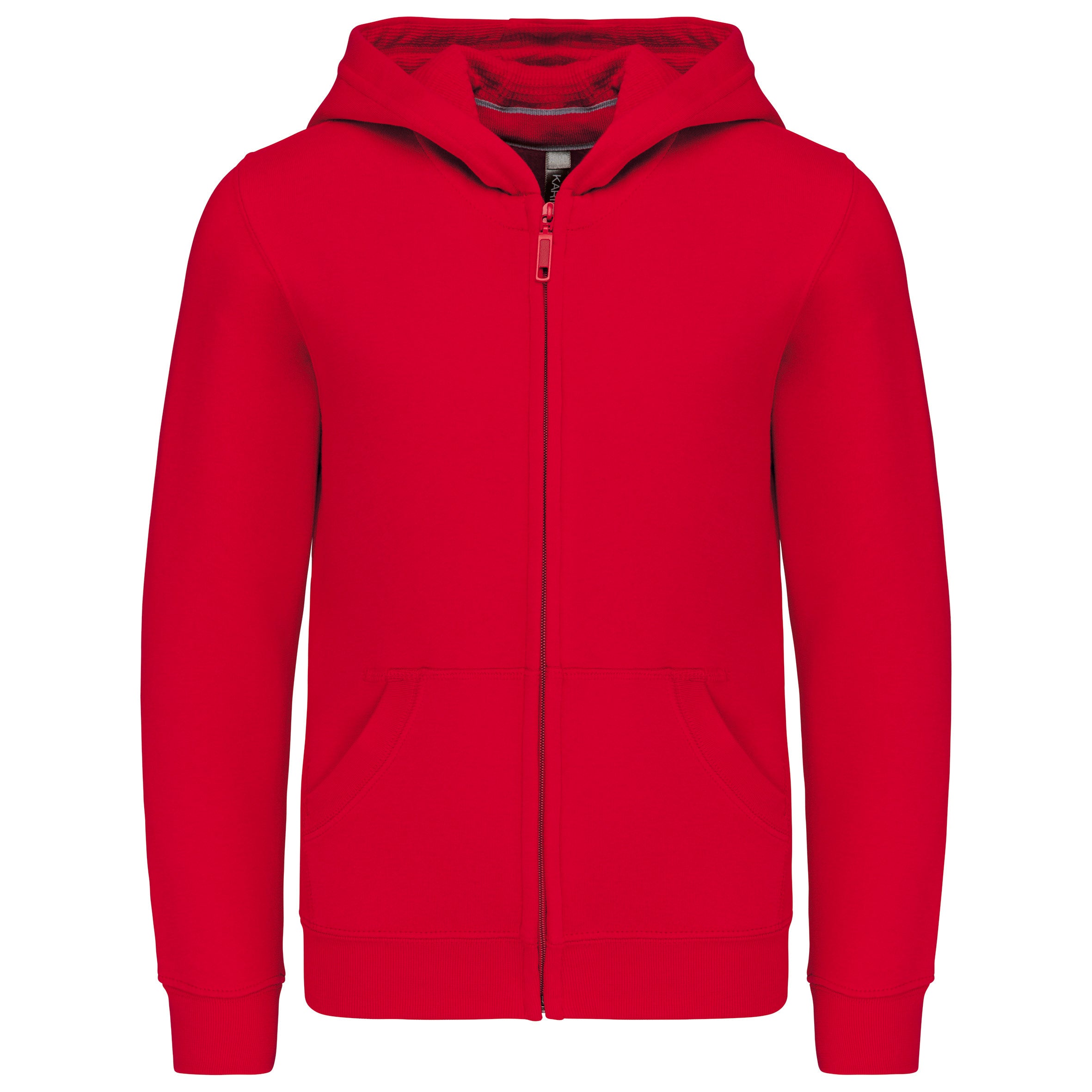 Children's zipped hooded sweatshirt