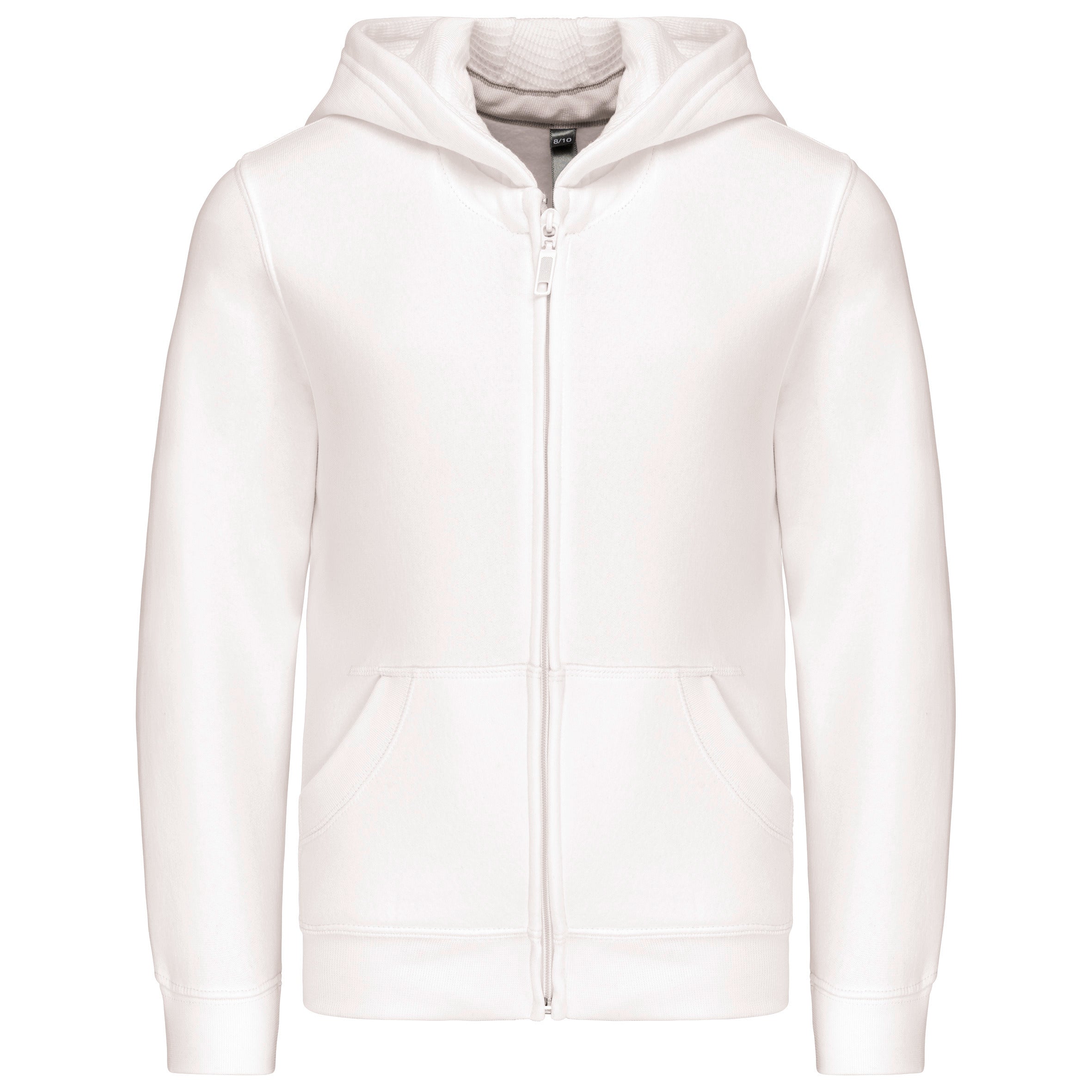 Children's zipped hooded sweatshirt