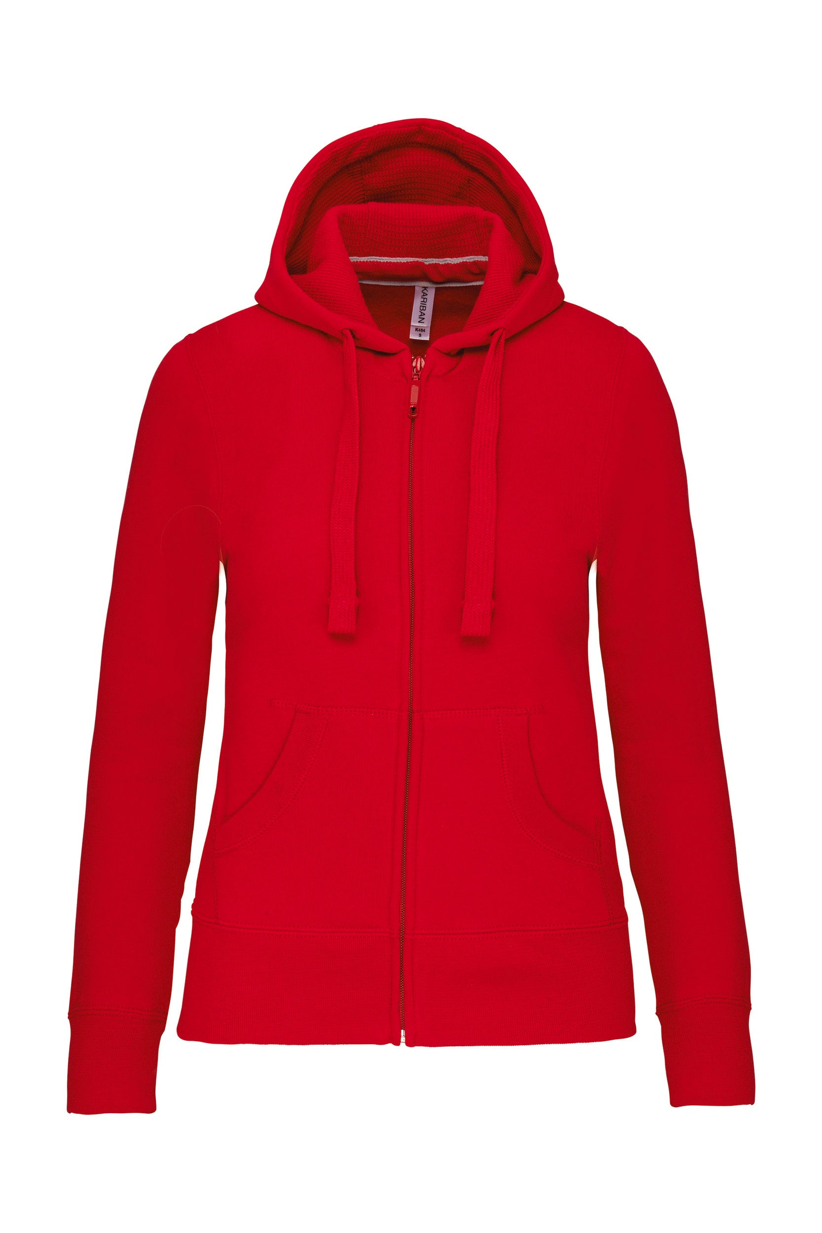 Sweat-shirt zippé capuche femme