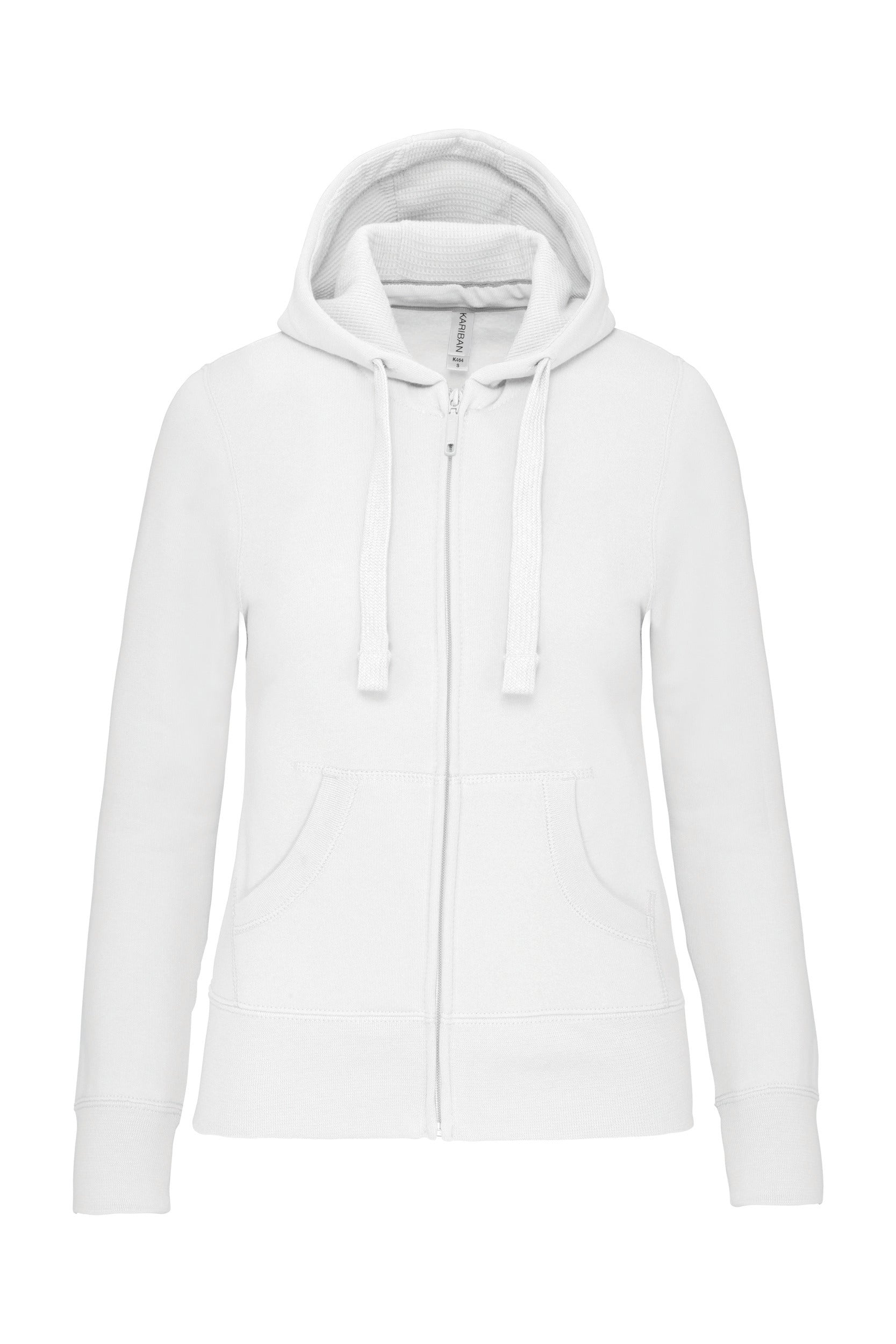 Sweat-shirt zippé capuche femme