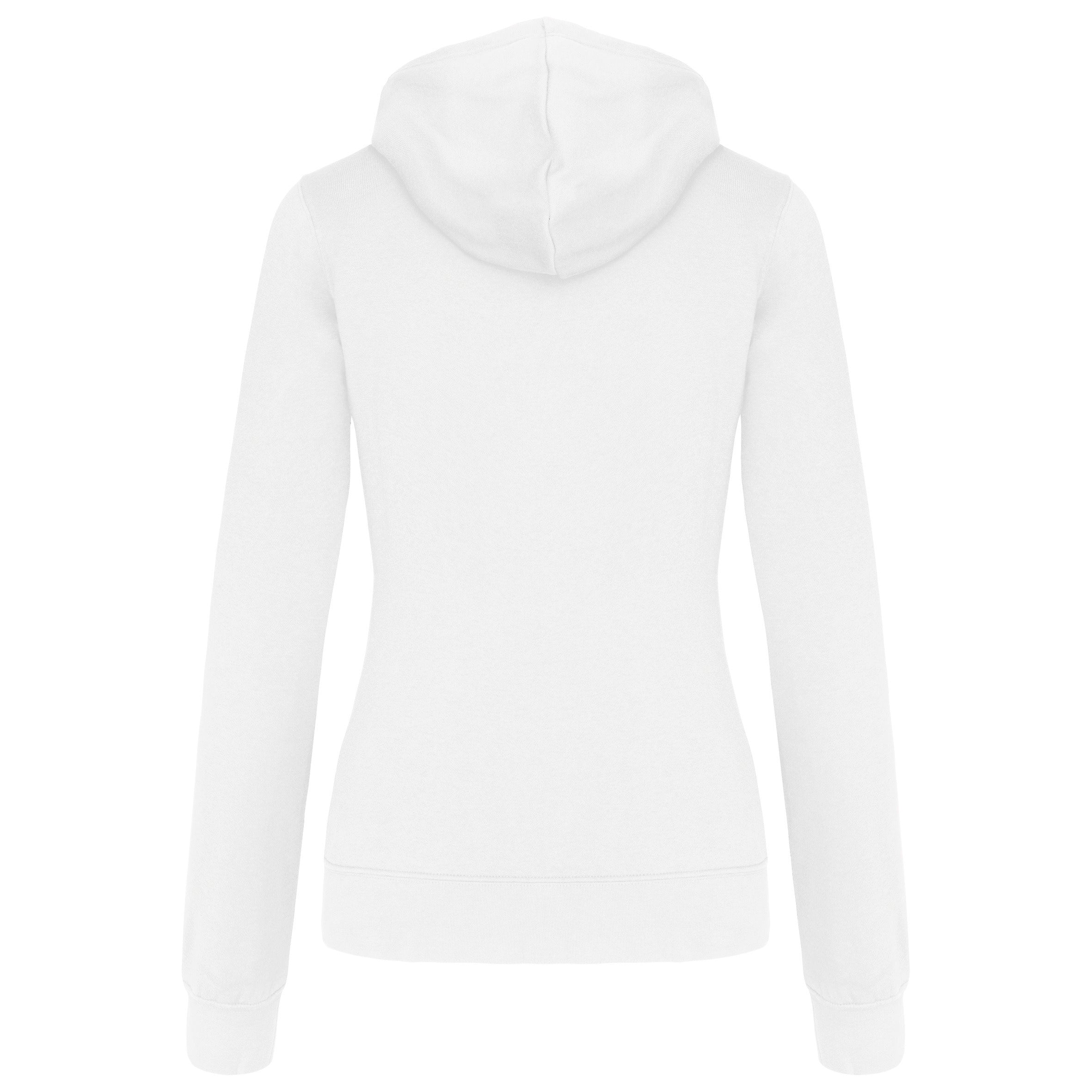 Women's contrast hooded sweatshirt
