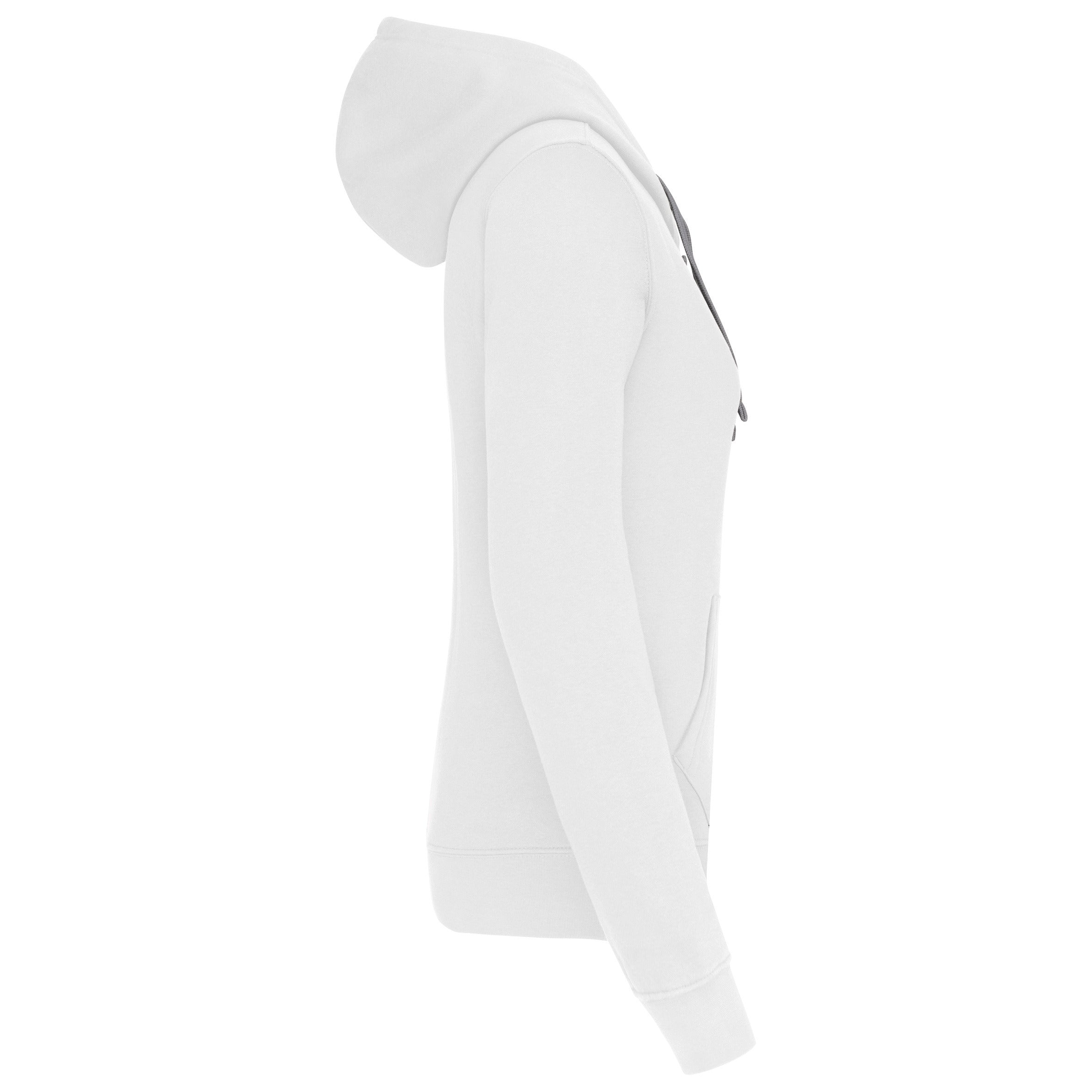 Women's contrast hooded sweatshirt