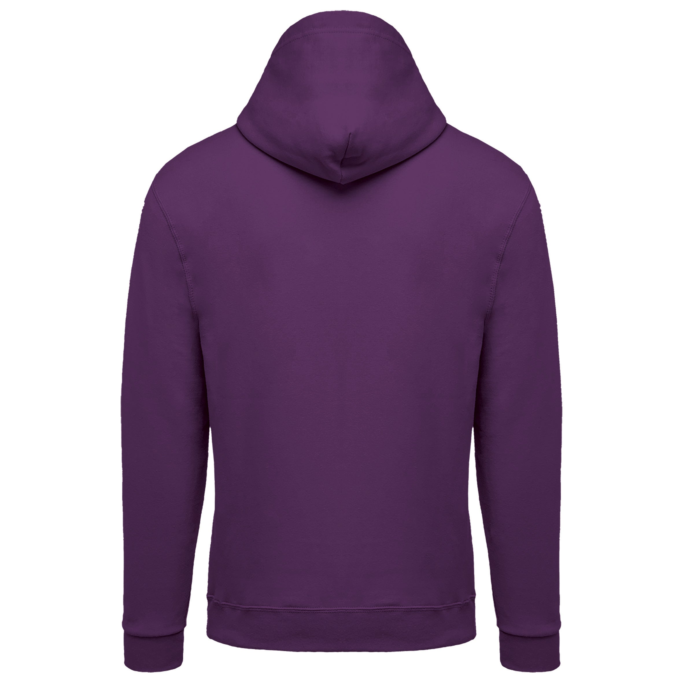 Unisex hooded zipped sweatshirt
