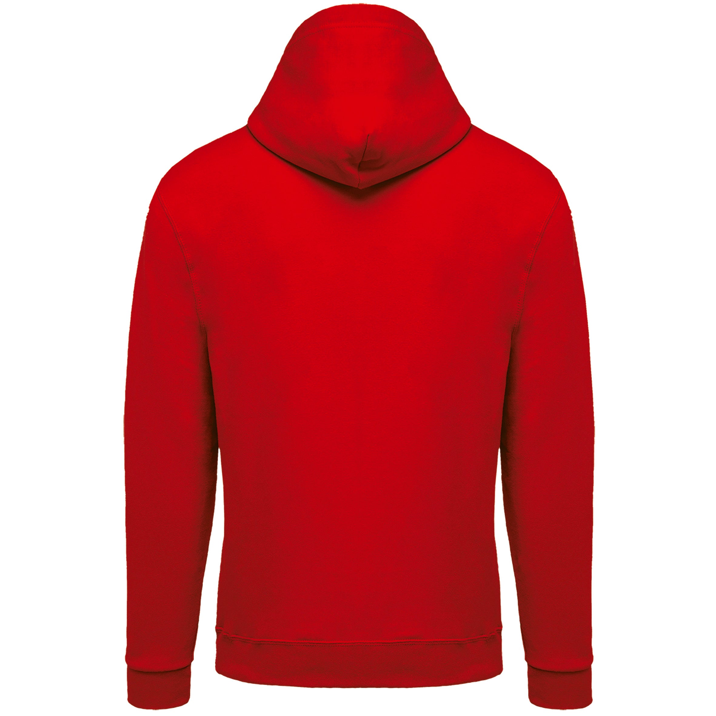 Unisex hooded zipped sweatshirt