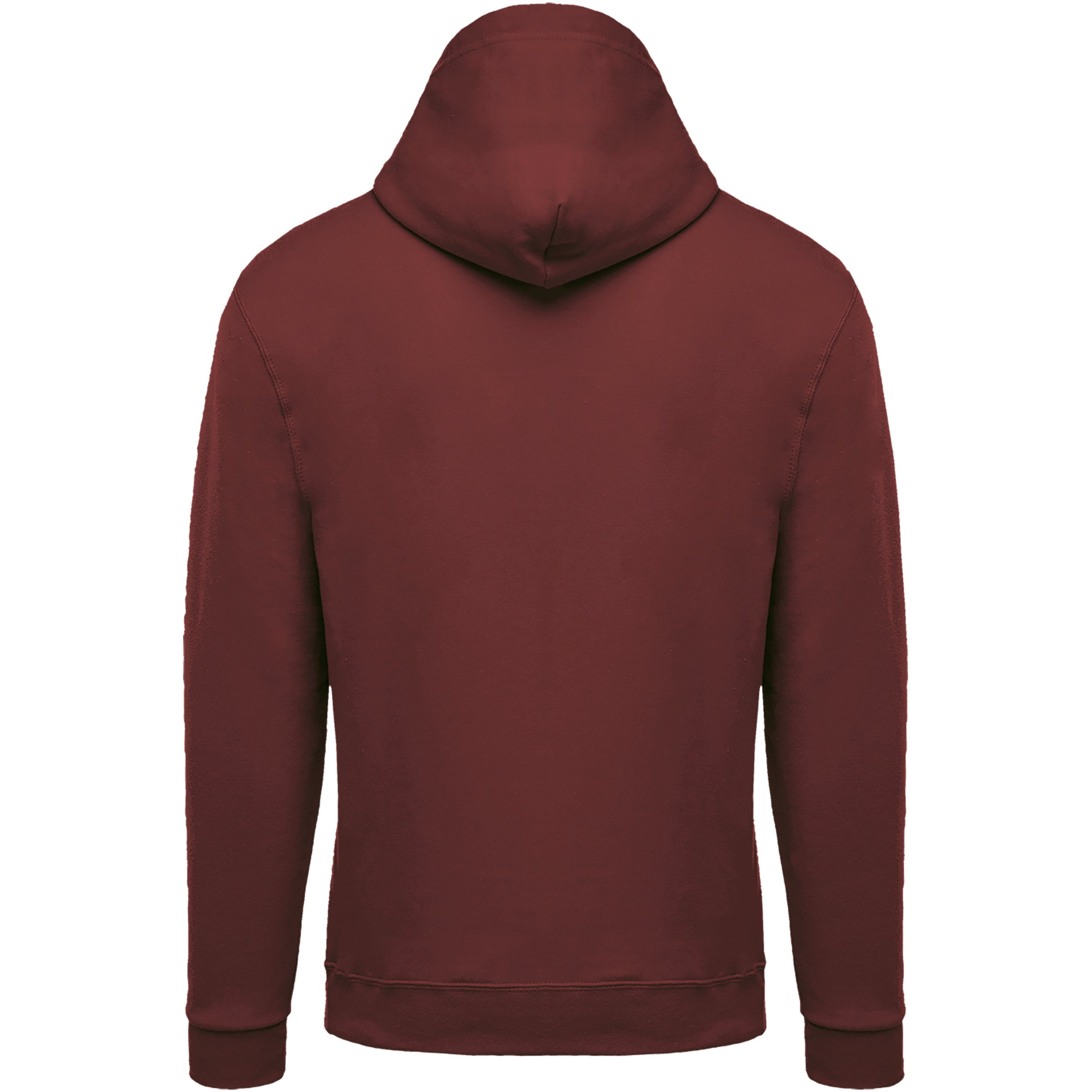 Unisex hooded zipped sweatshirt