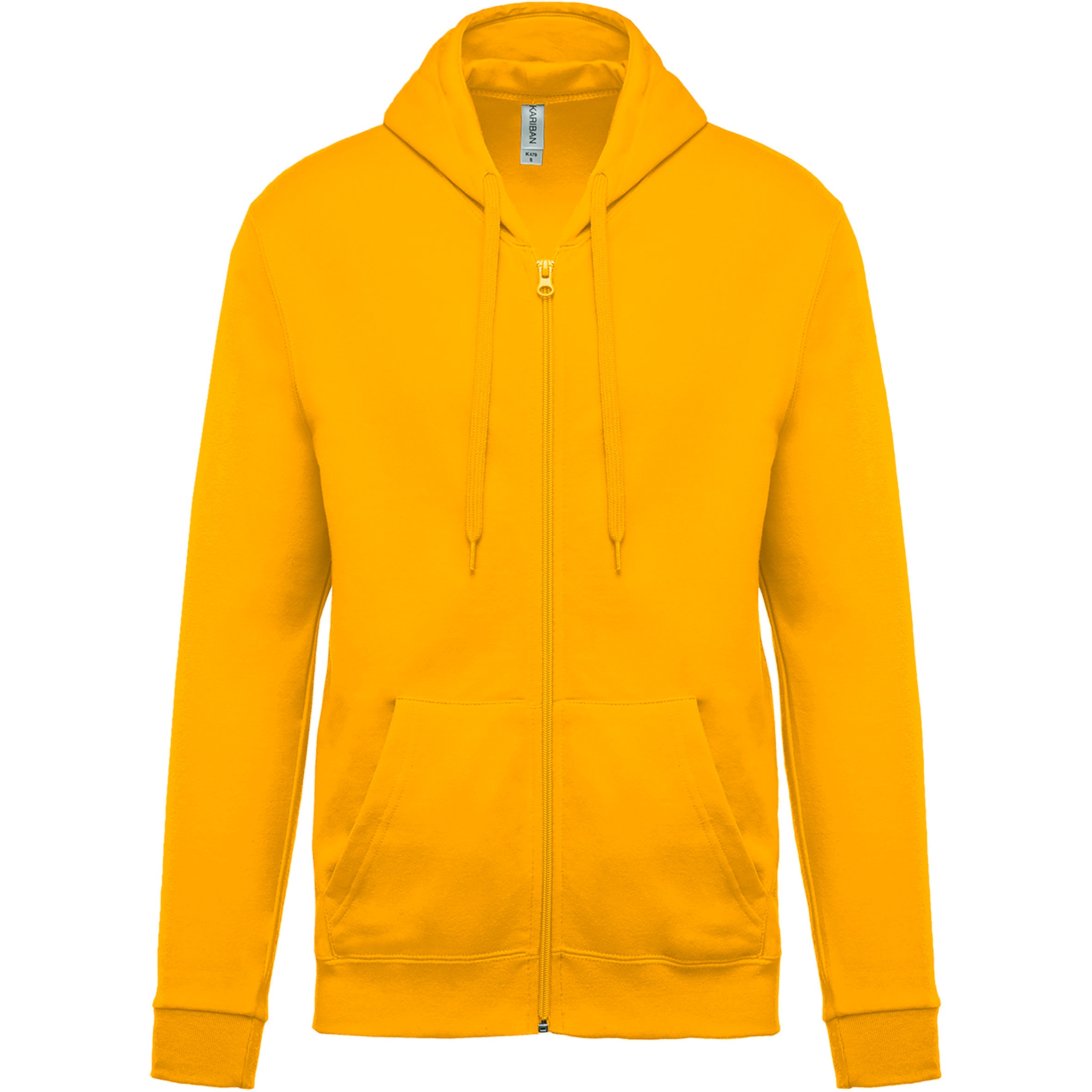 Sweat-shirt zippé capuche unisexe