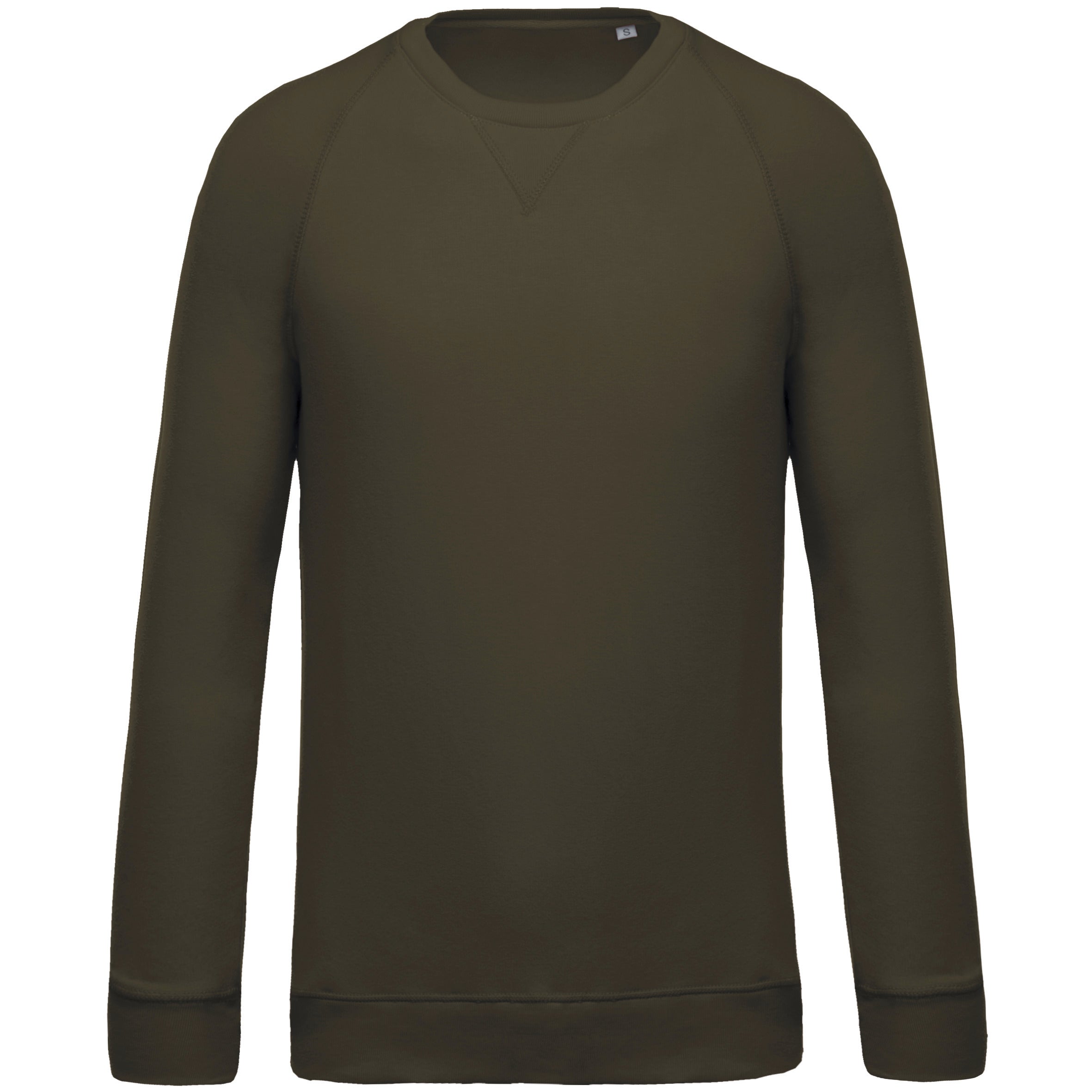 Sweat-shirt Bio col rond manches raglan homme
