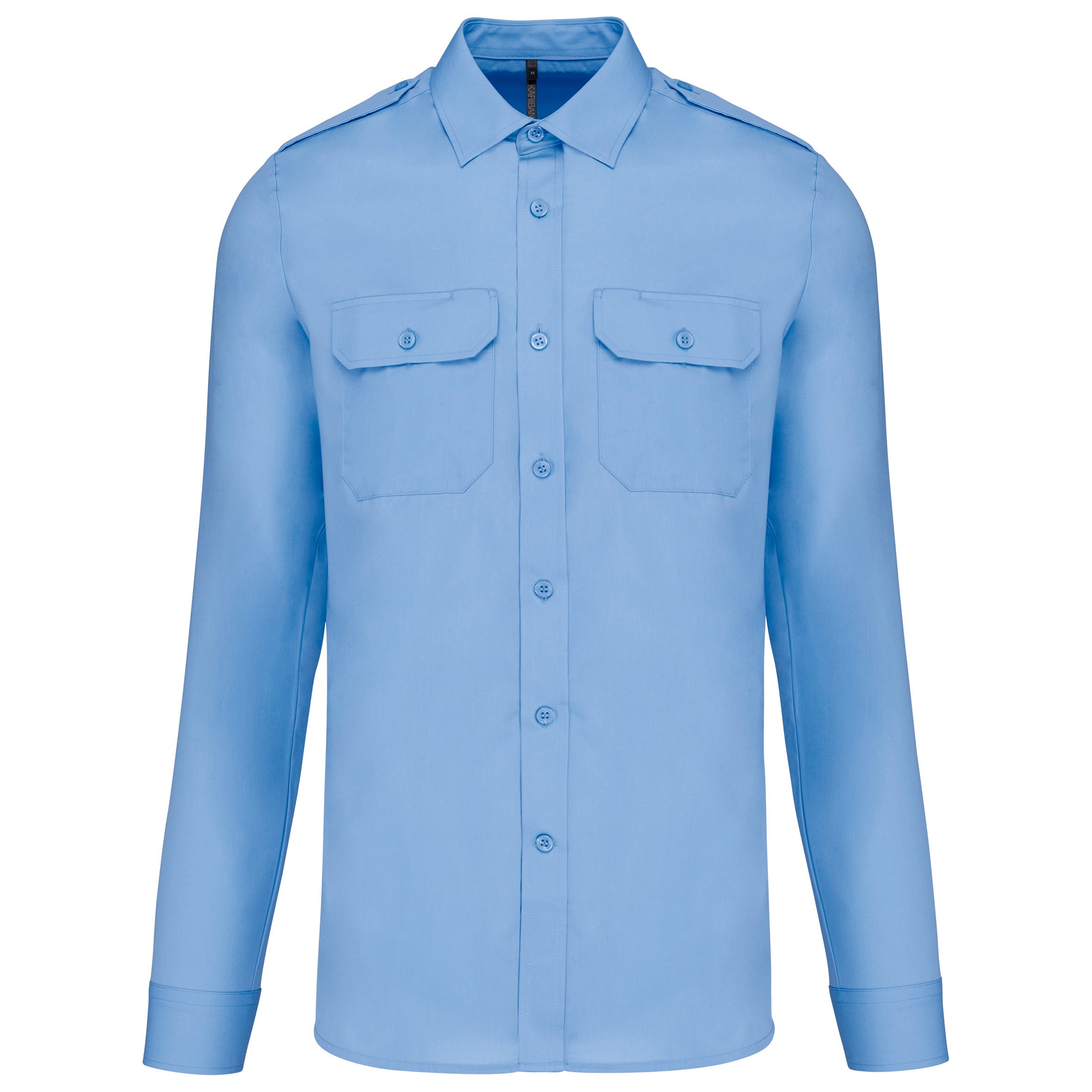 Chemise pilote manches longues homme