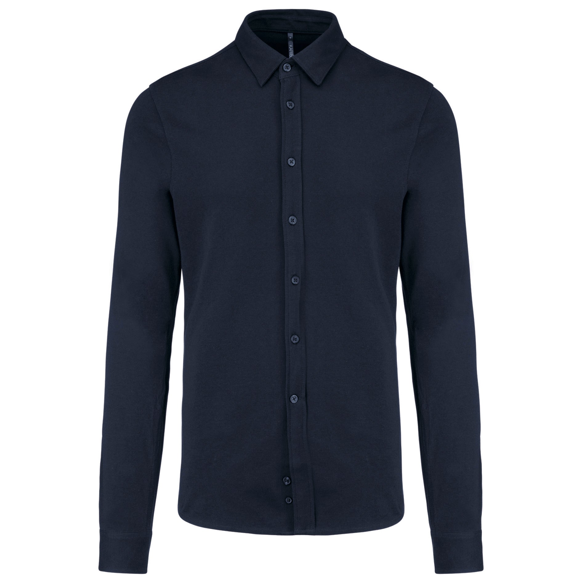 Chemise maille piquée manches longues