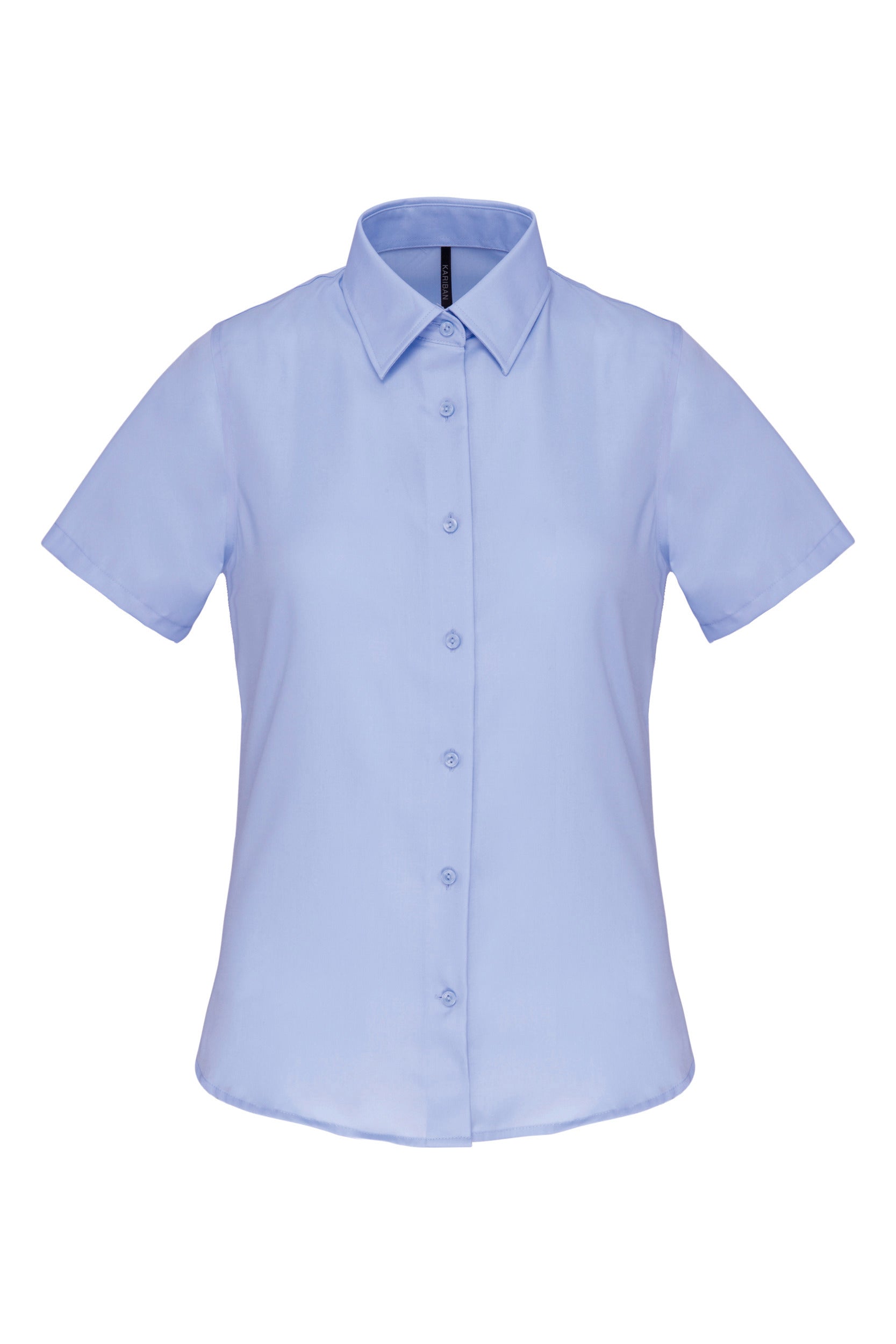 Chemise popeline manches courtes femme