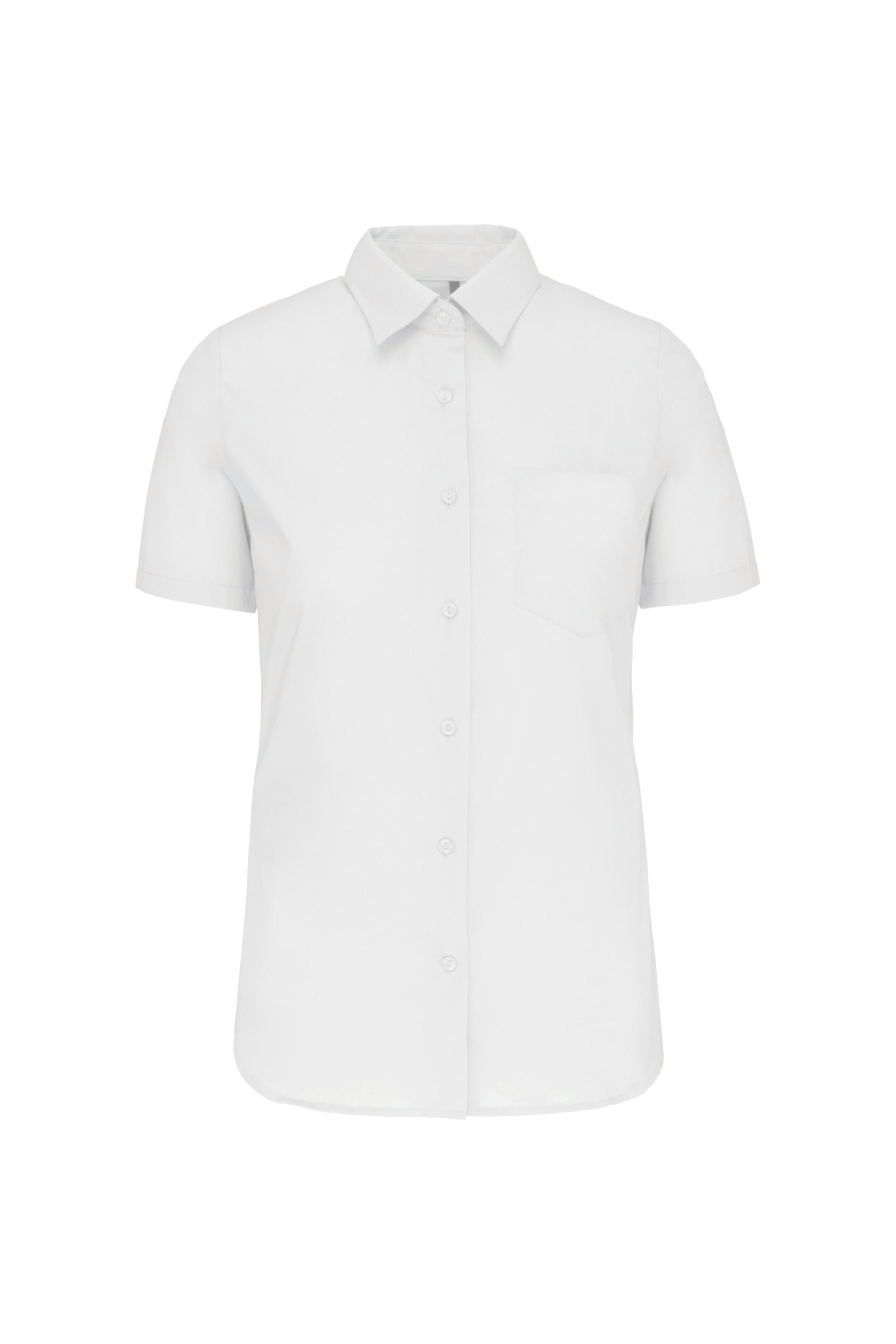 Chemise popeline manches courtes femme