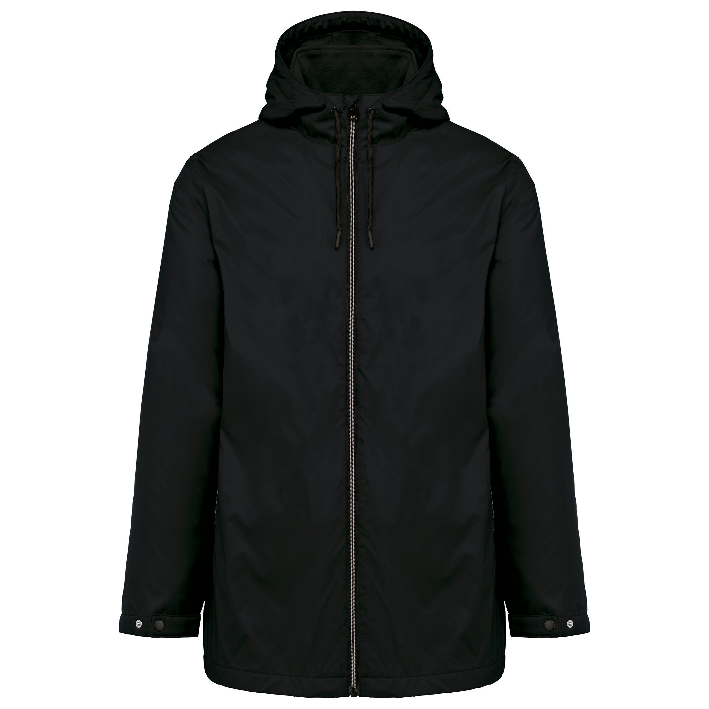 Veste à capuche avec doublure en micropolaire unisexe