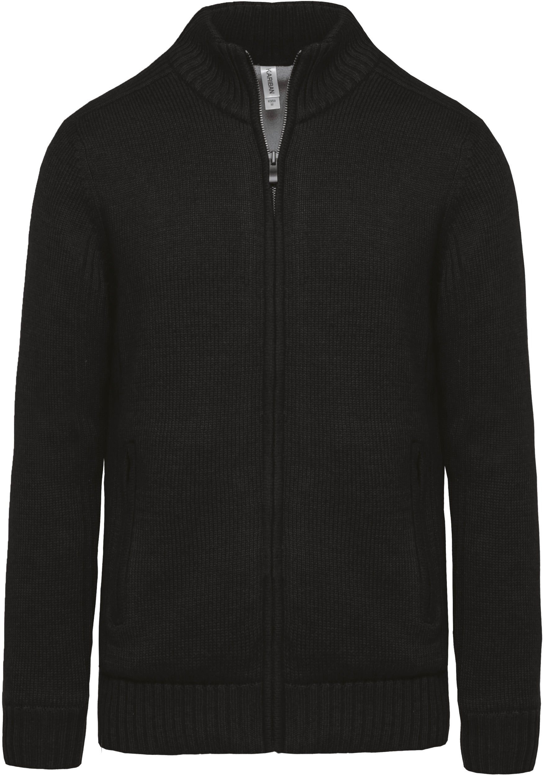 Cardigan doublé polaire