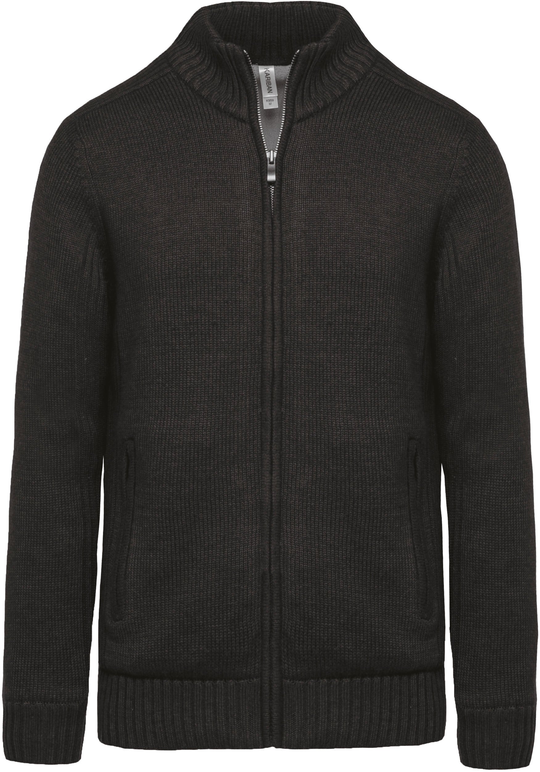 Cardigan doublé polaire