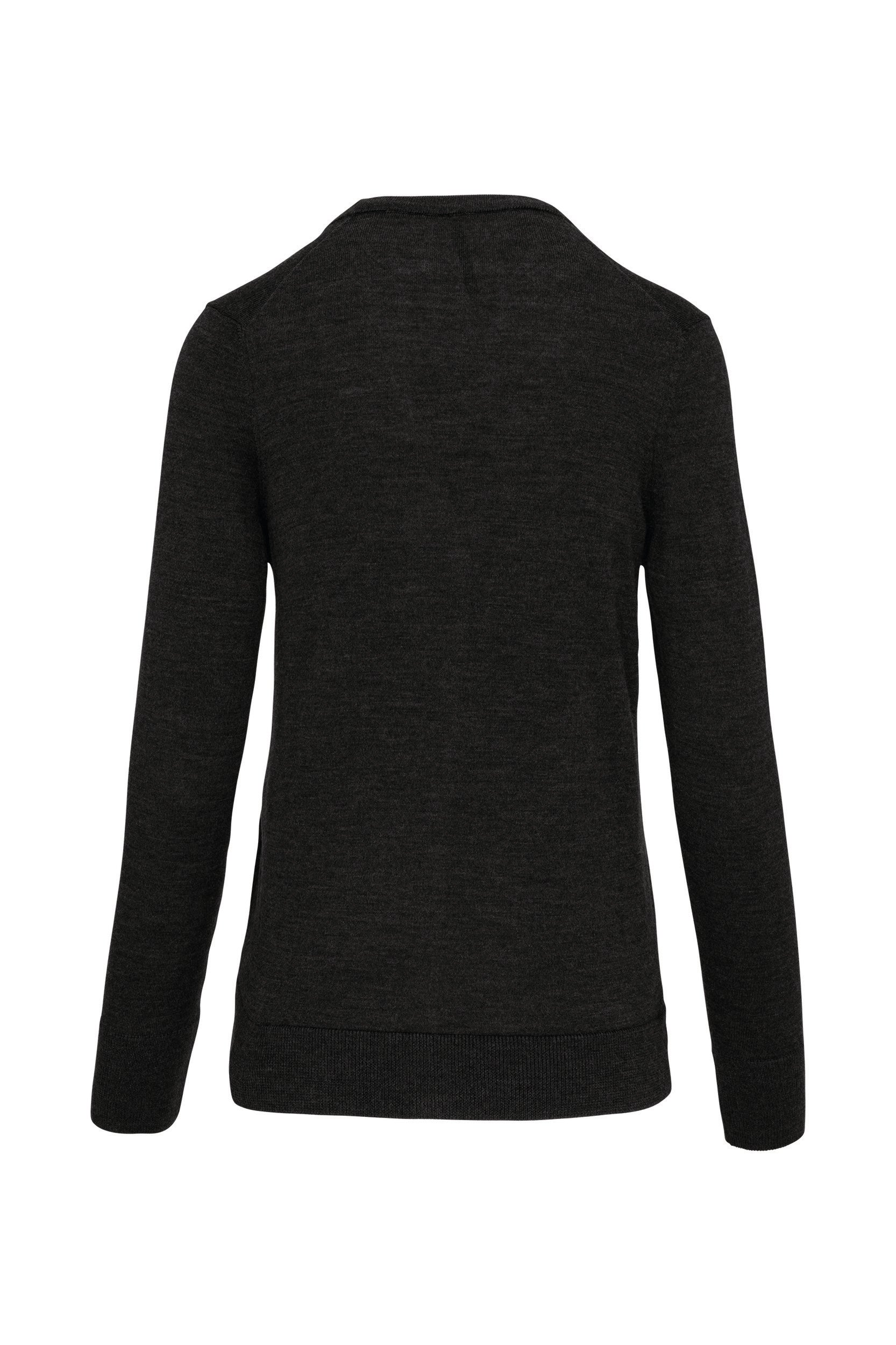 Merino damesvest met knopen
