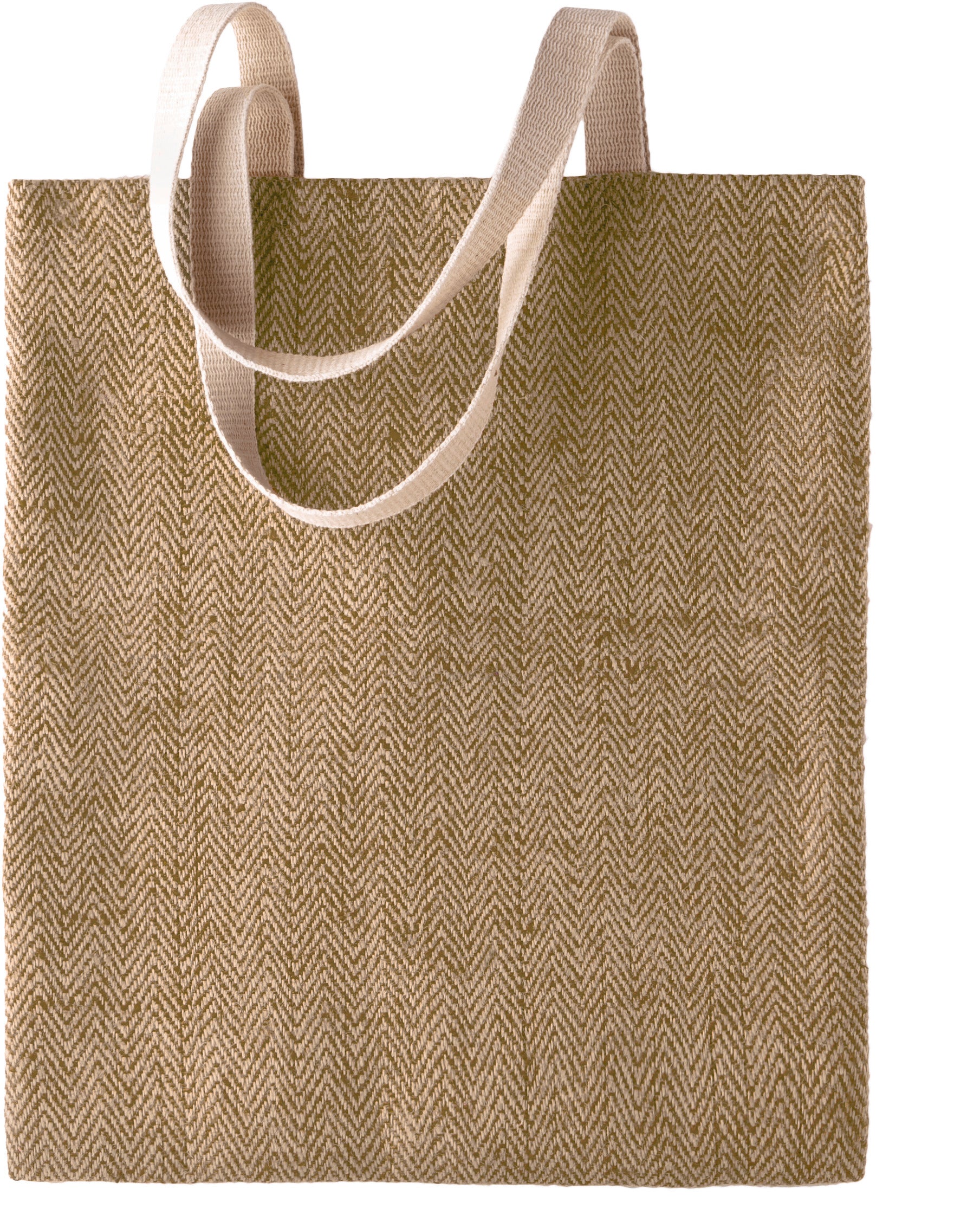 100% natural dyed burlap bag