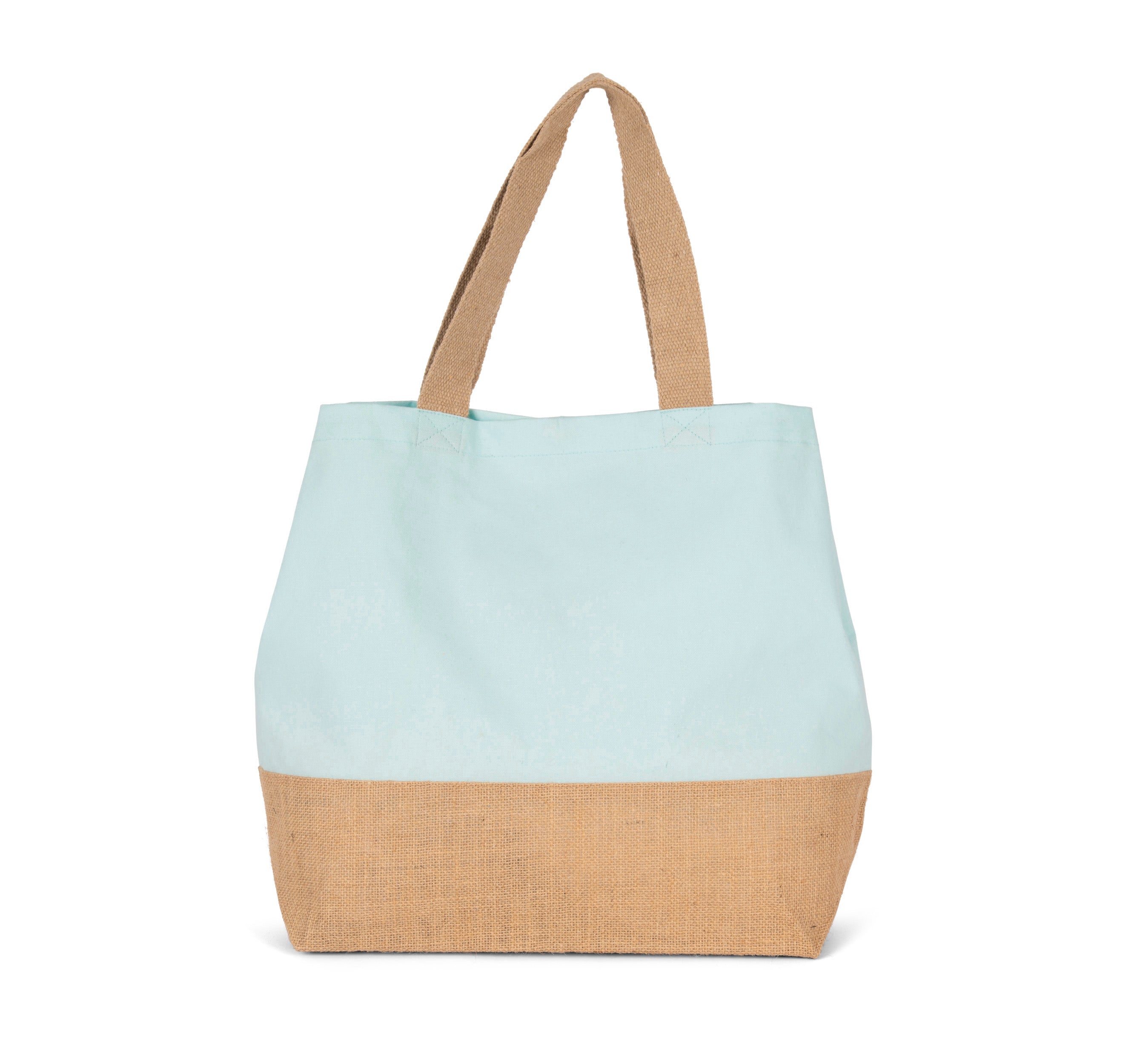 Sac shopping en toiles de coton & jute