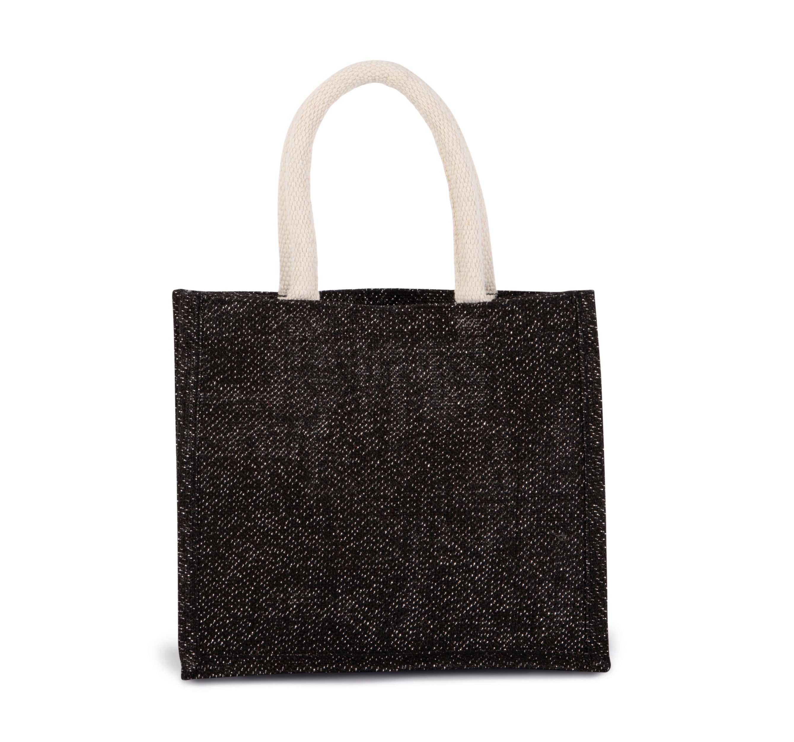 Sac style cabas en toile de jute - modèle moyen