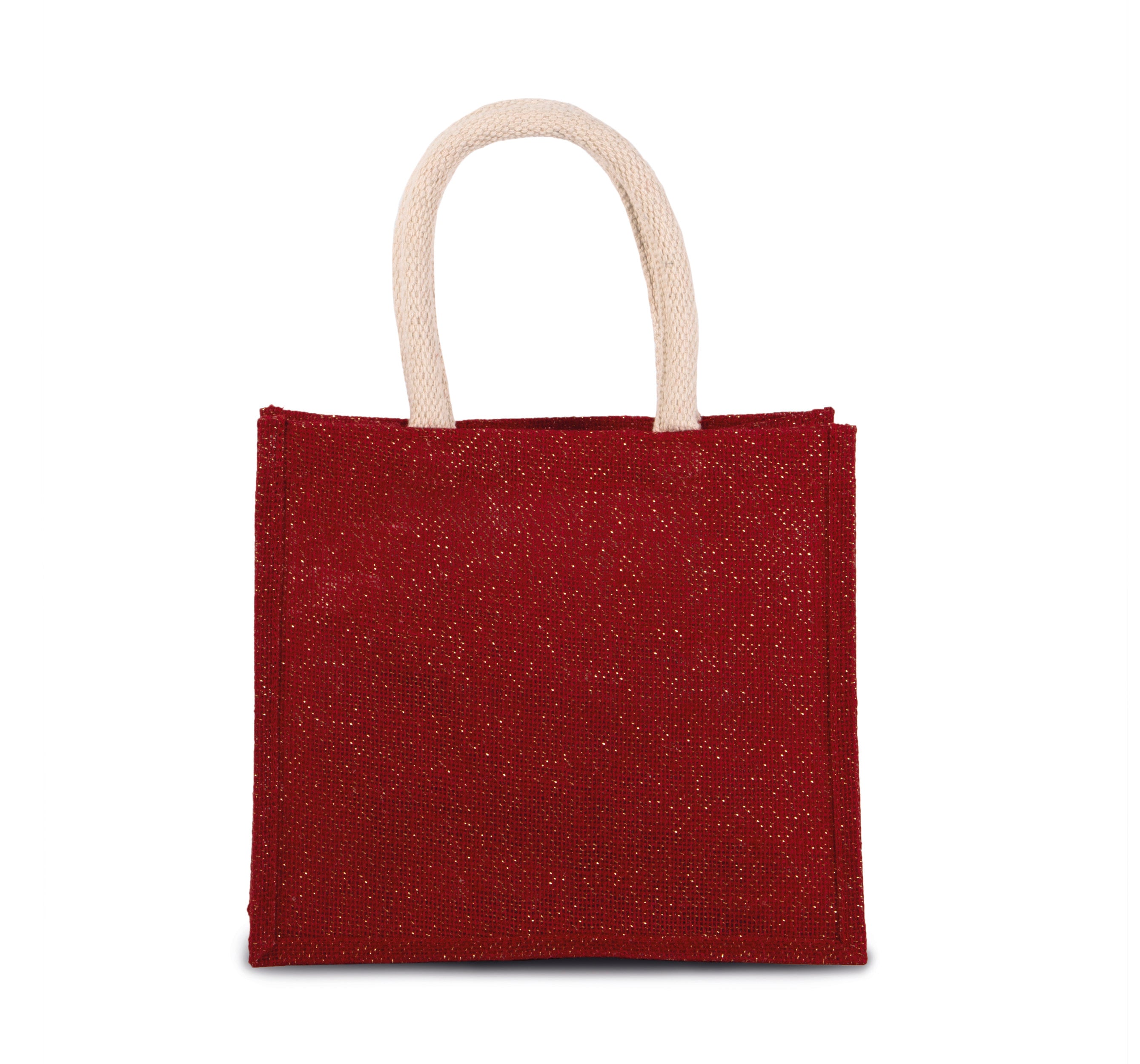 Sac style cabas en toile de jute - modèle moyen