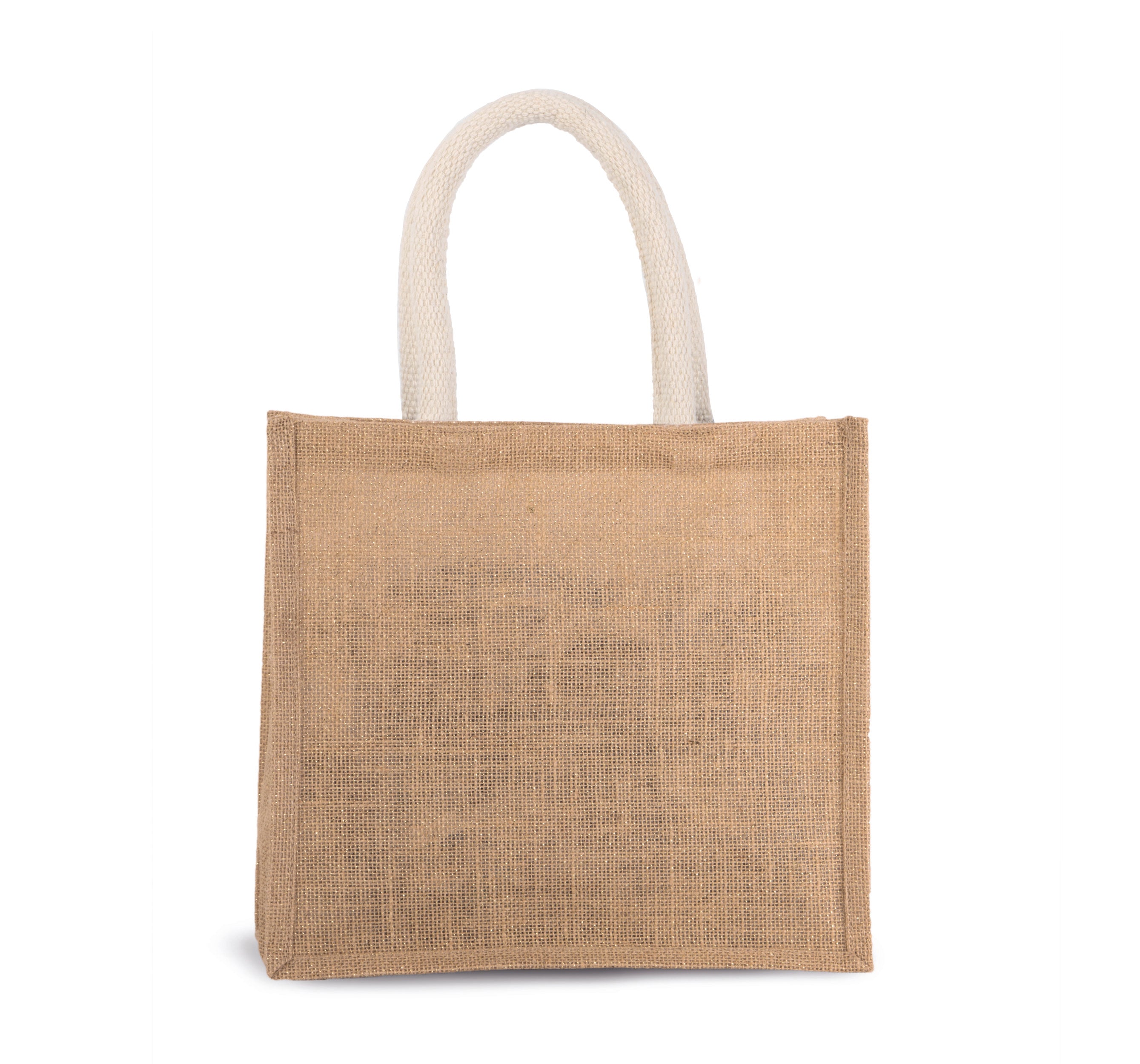 Sac style cabas en toile de jute - modèle moyen