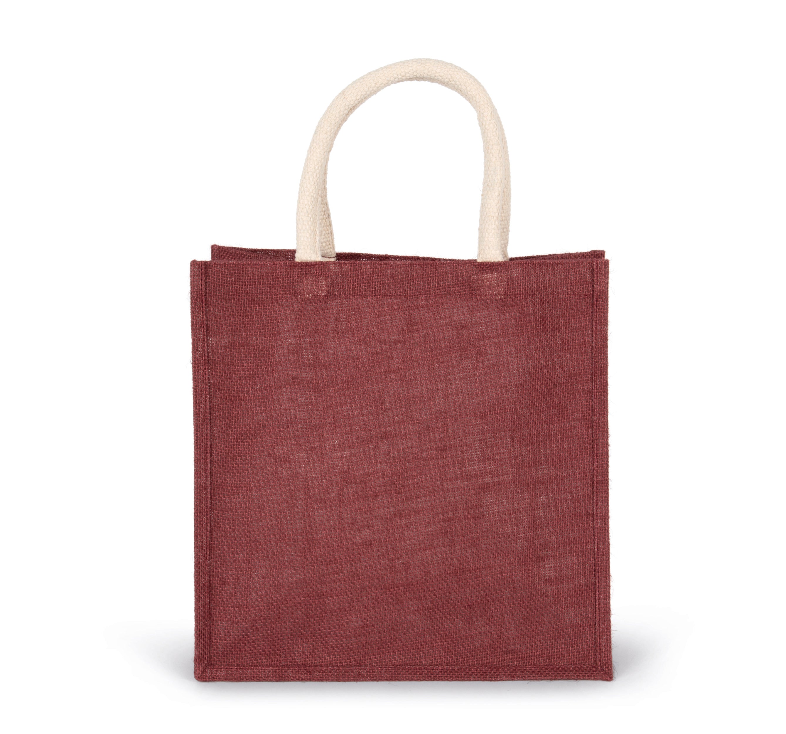 Jute canvas draagtas - groot model
