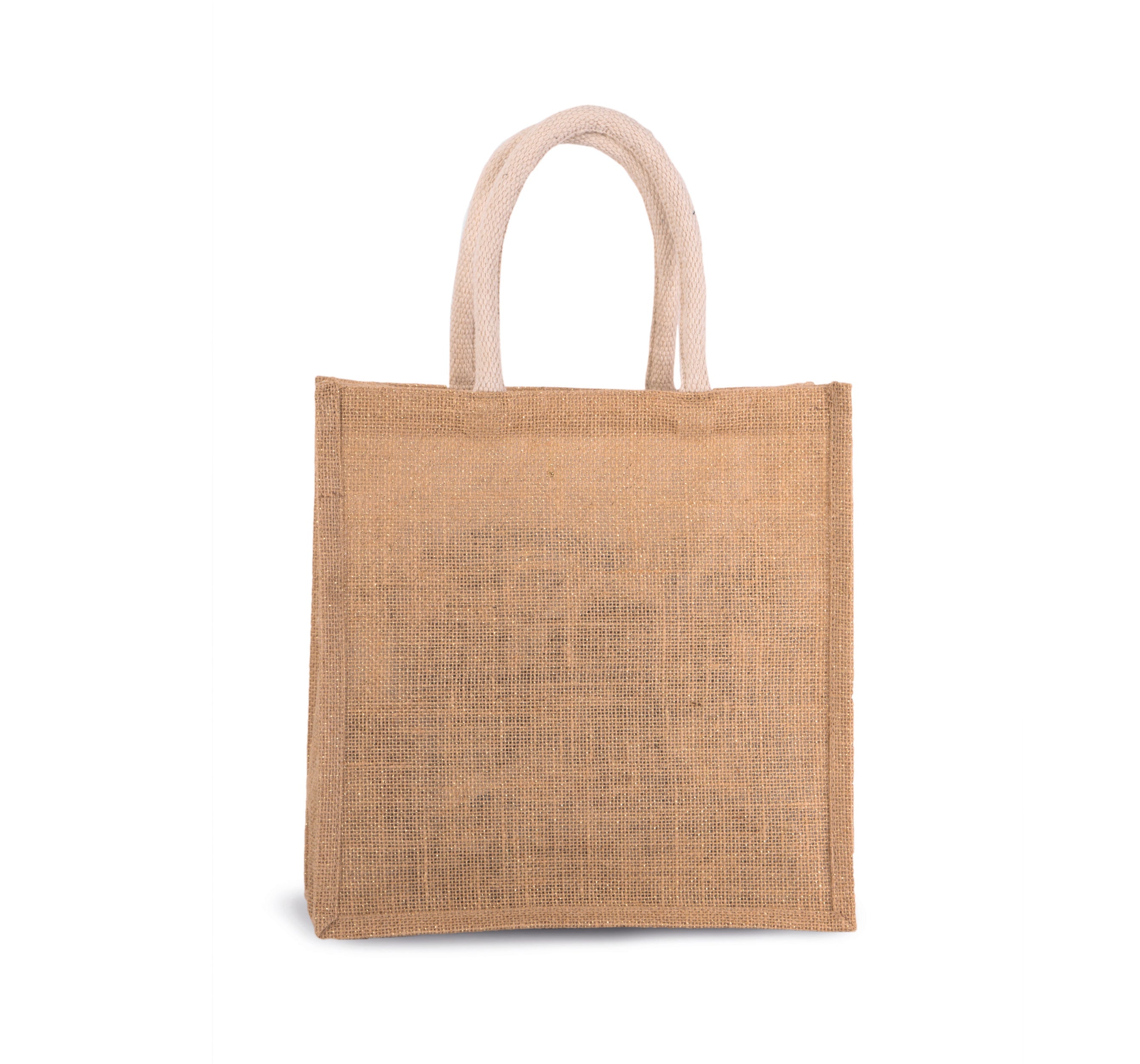 Jute canvas draagtas - groot model