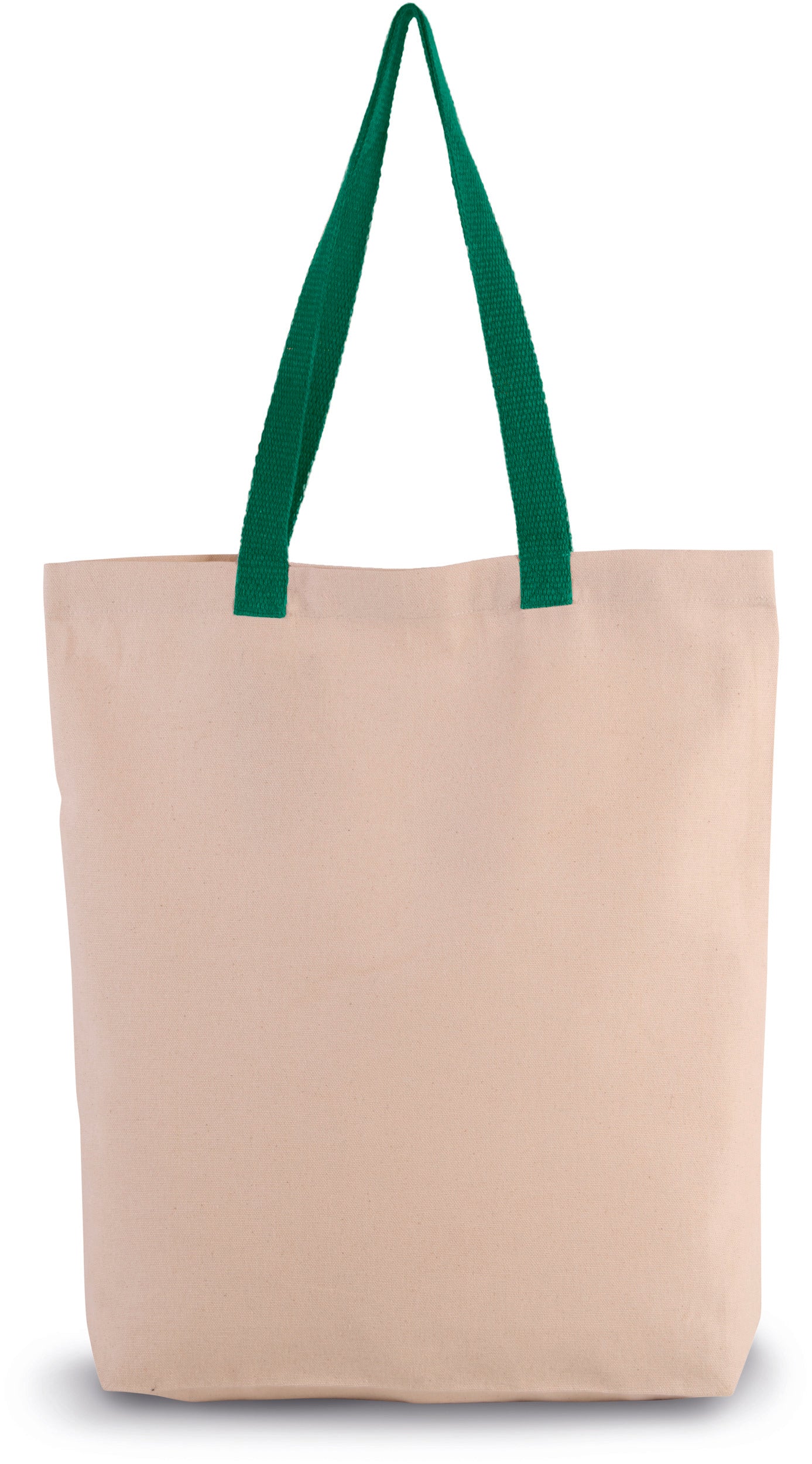 Sac shopping à soufflet avec poignées contrastées