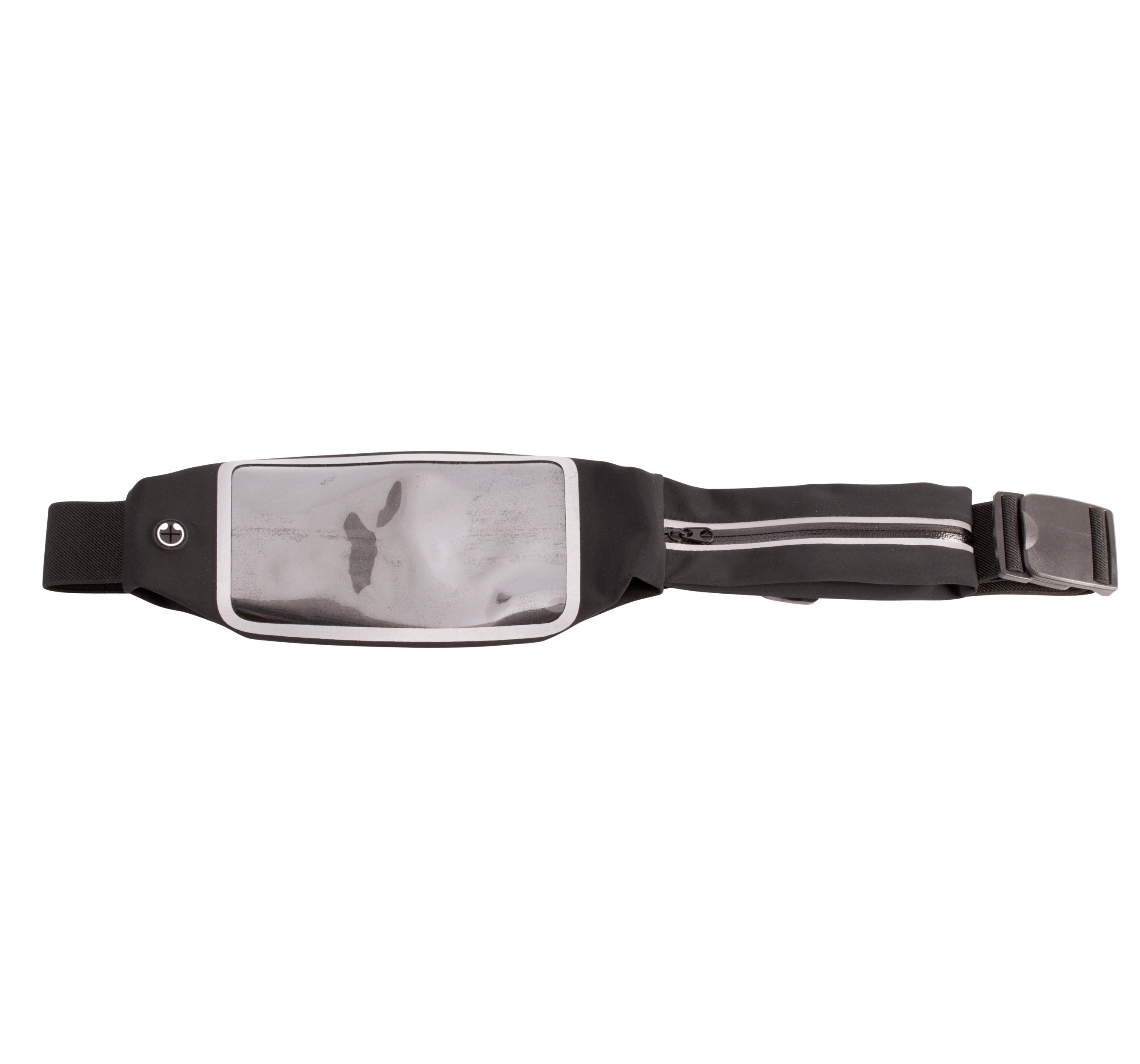 Double pocket smartphone holder belt