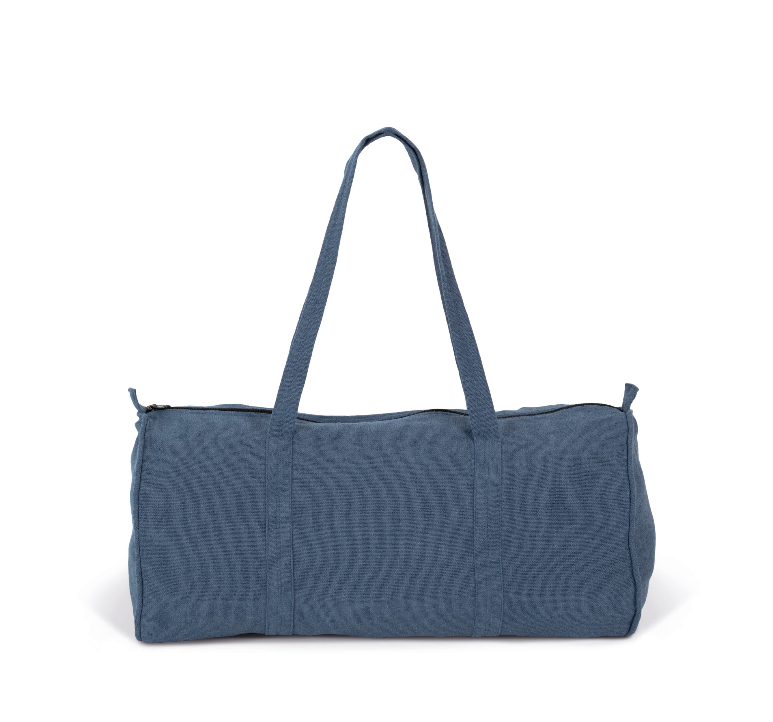 Hand woven duffel bag
