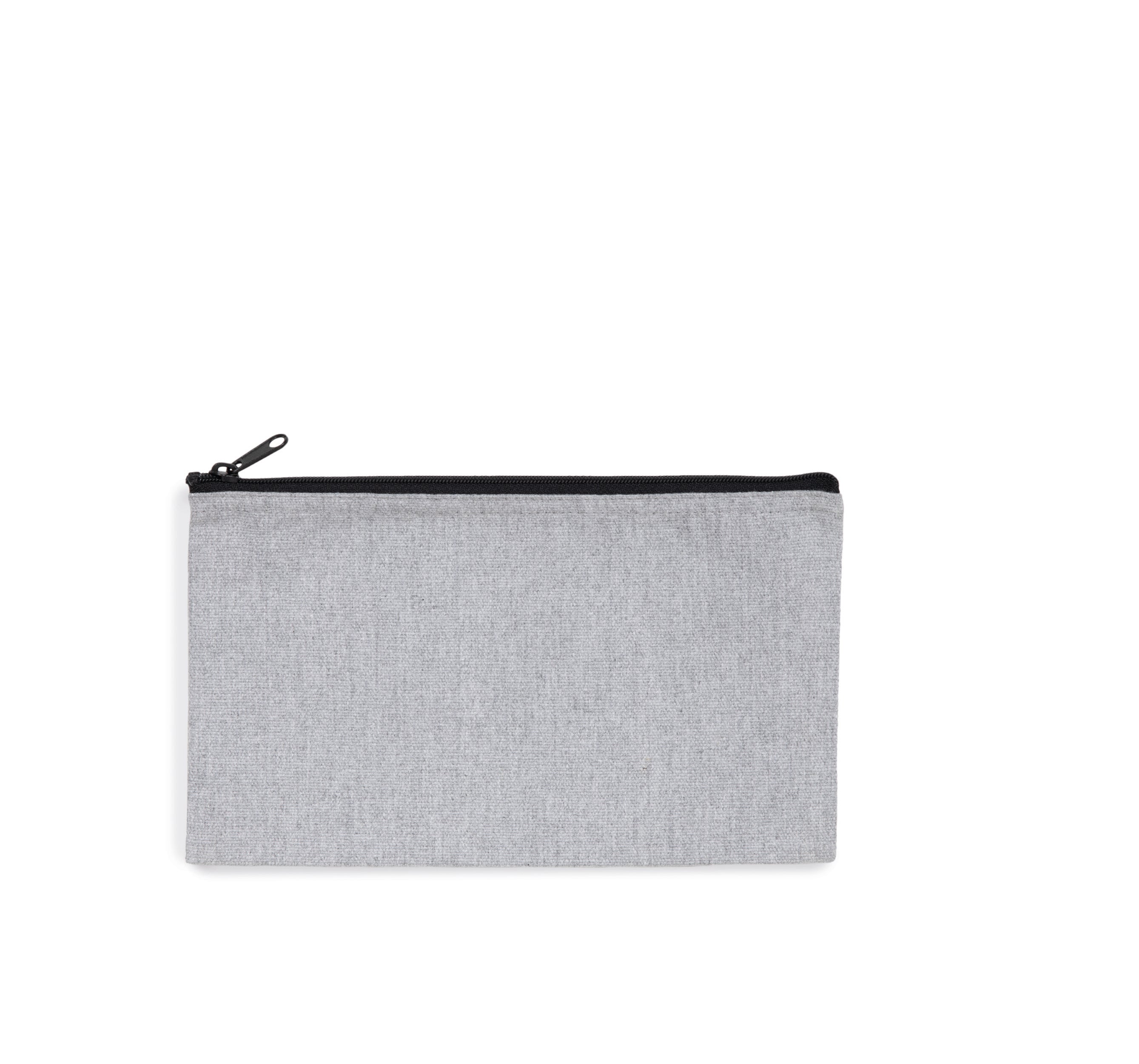 Recycled zipped pouch