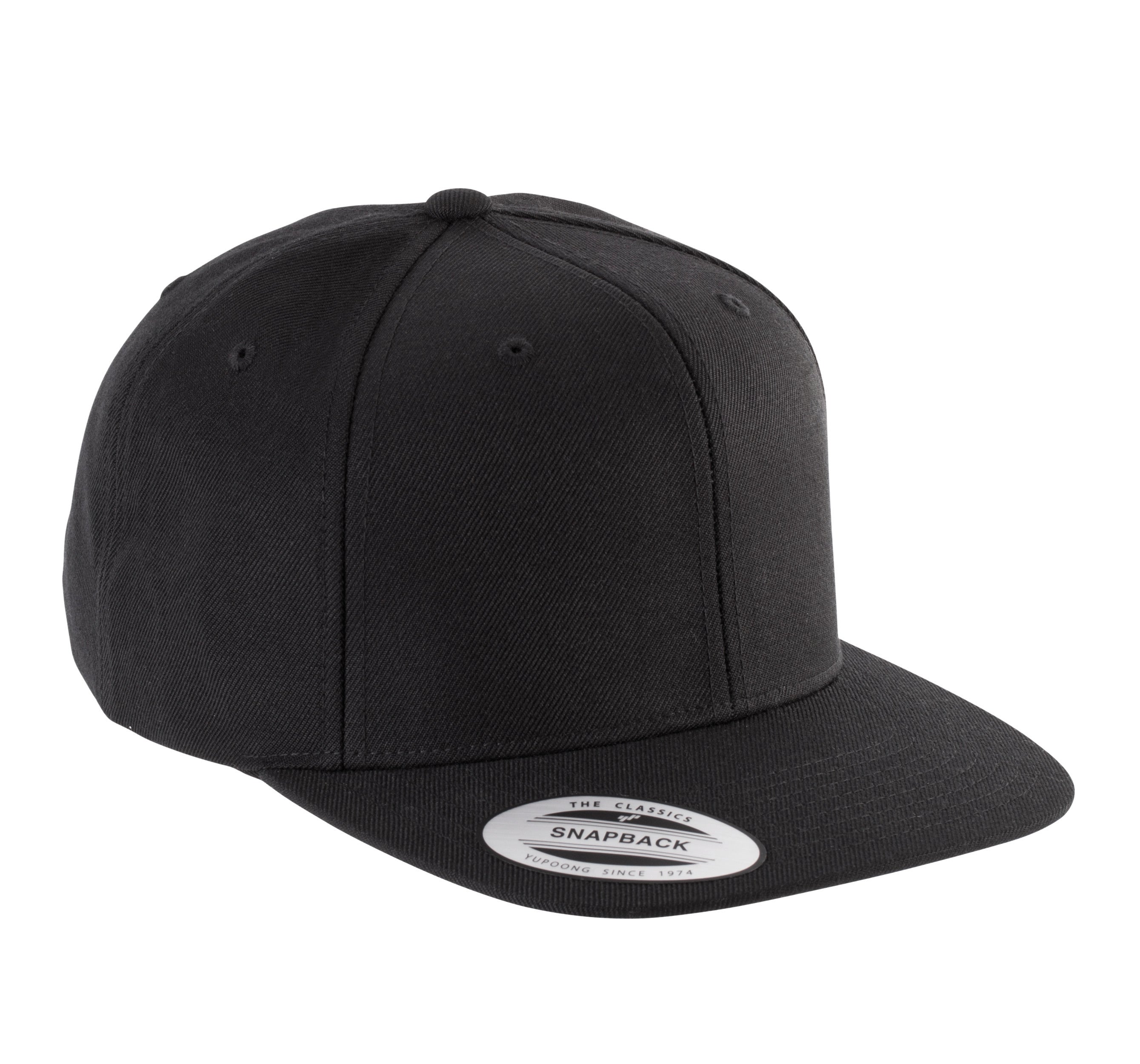 Casquette visière plate - 6 panneaux