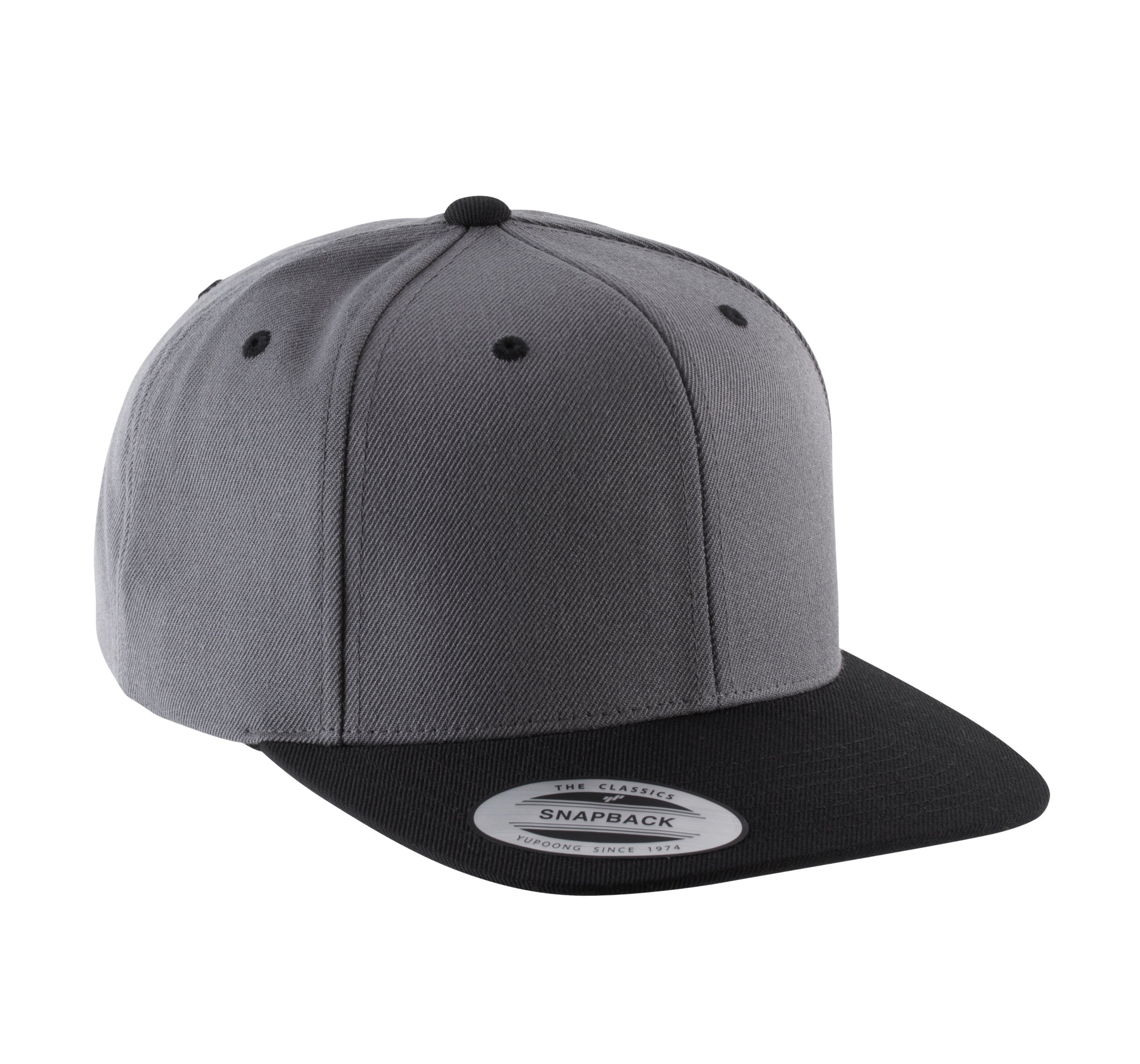 Casquette visière plate - 6 panneaux
