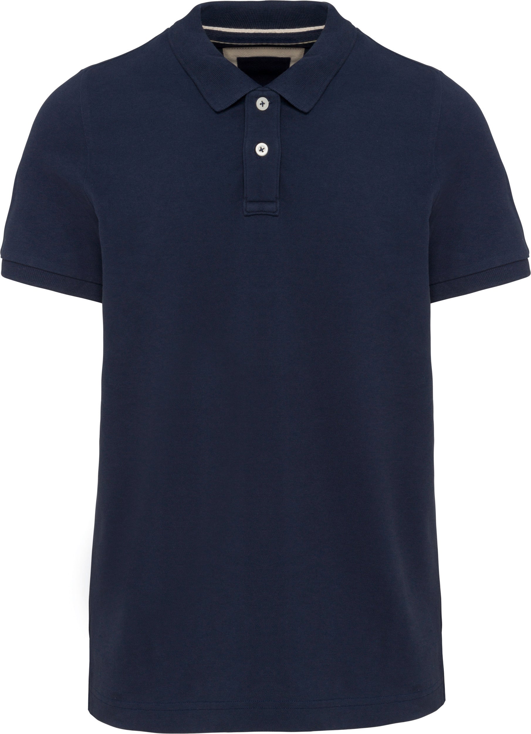 Vintage herenpolo met korte mouwen