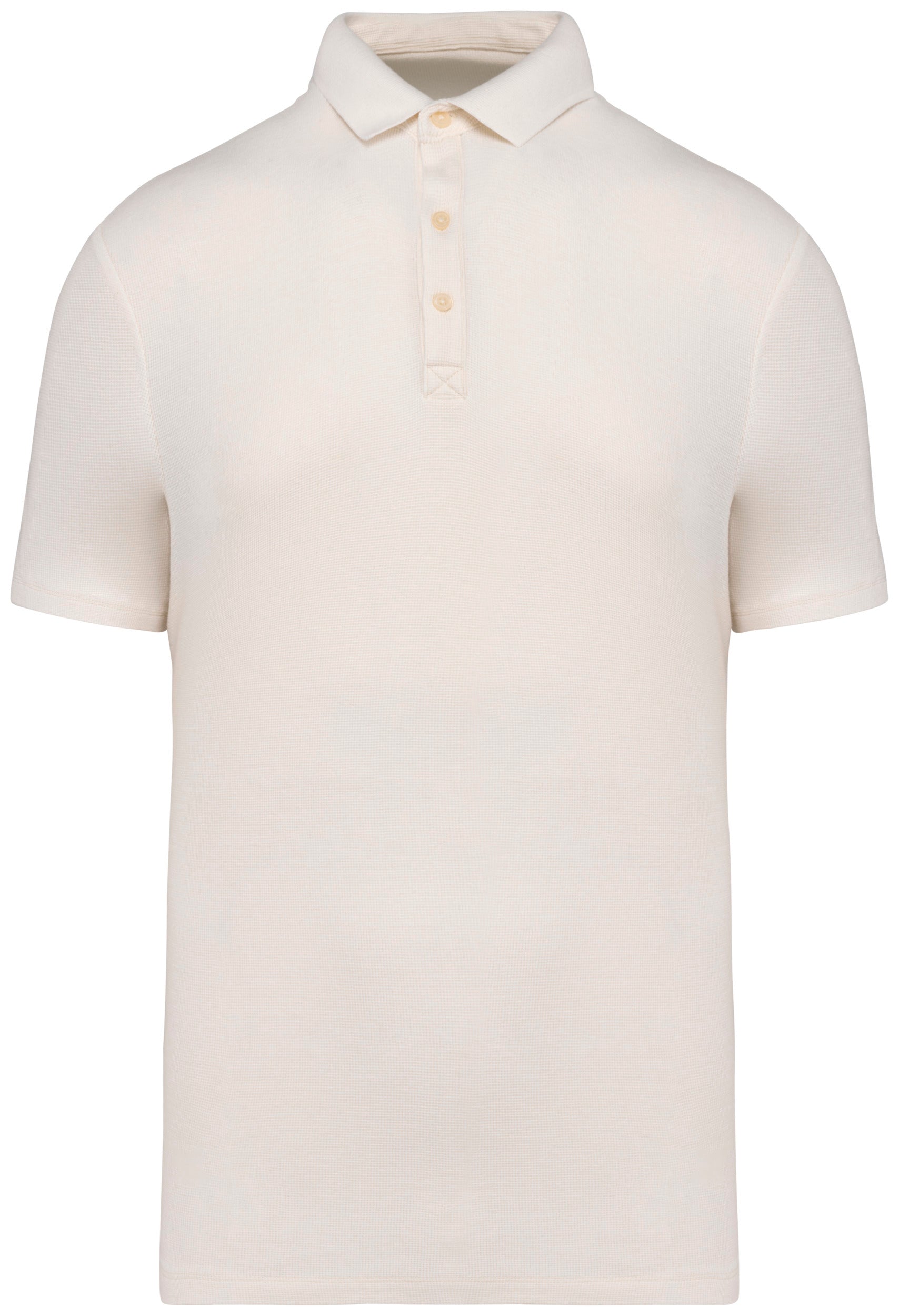 Polo maille gaufrée homme - 200g
