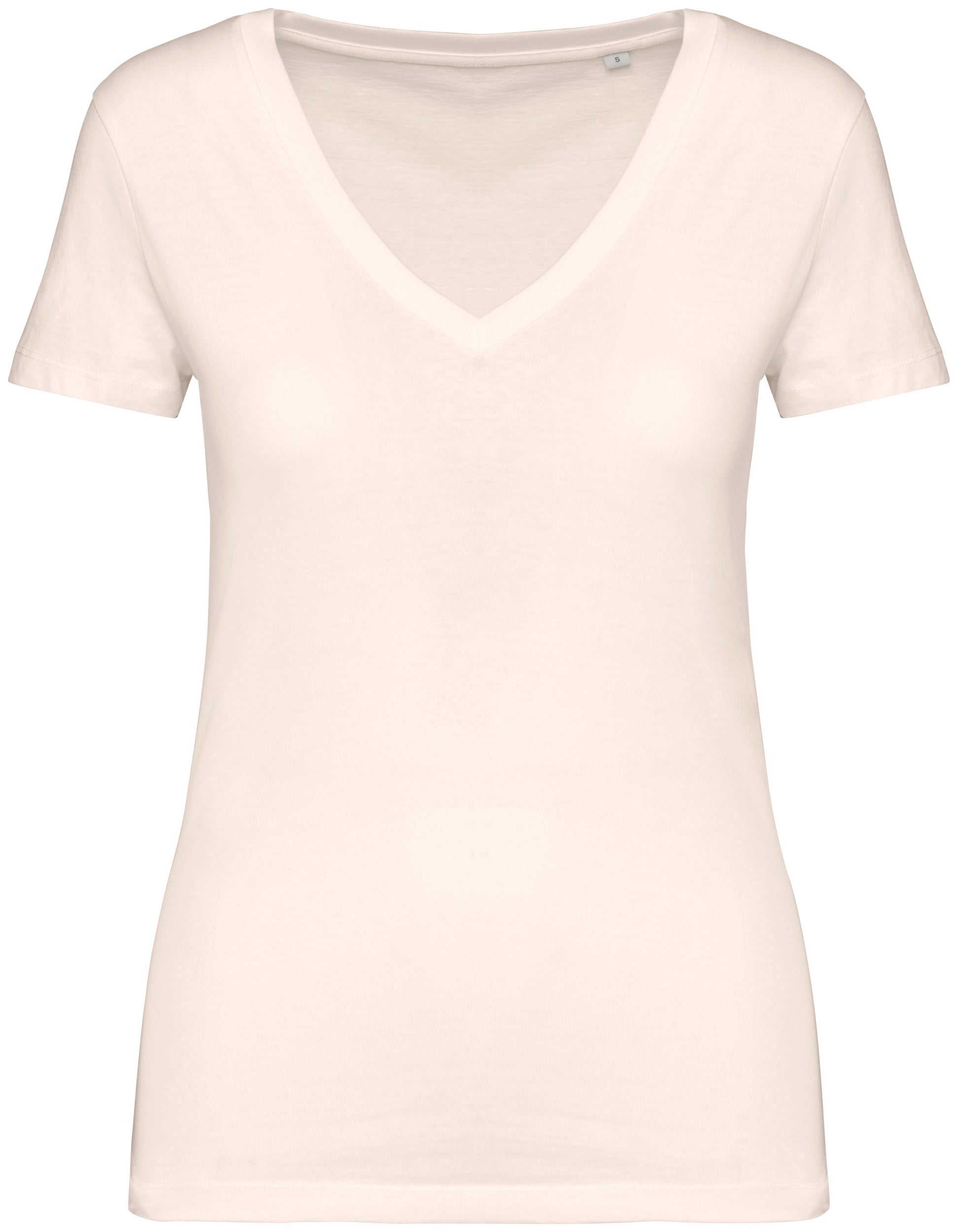 T-shirt col V femme - 155g