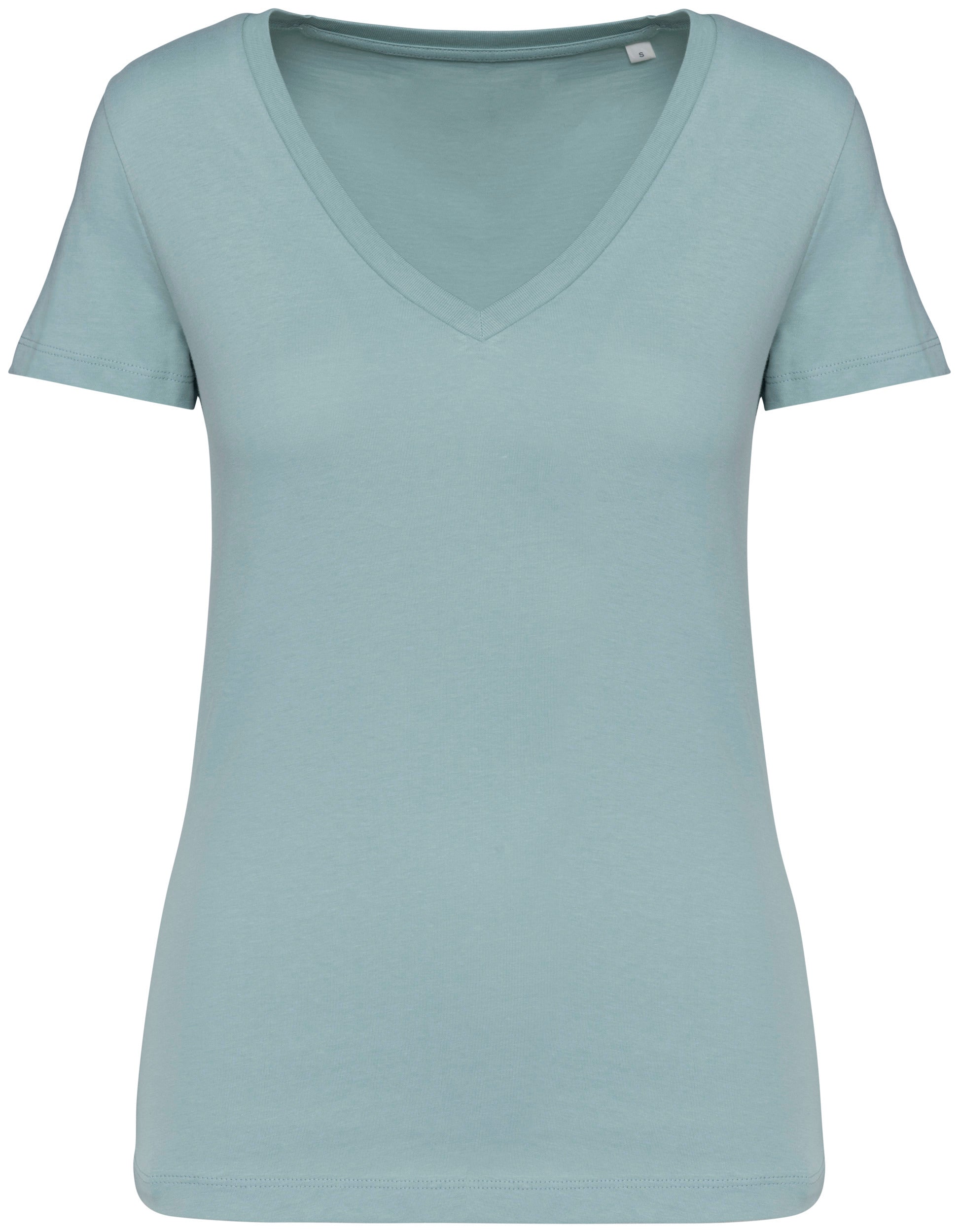 T-shirt col V femme - 155g