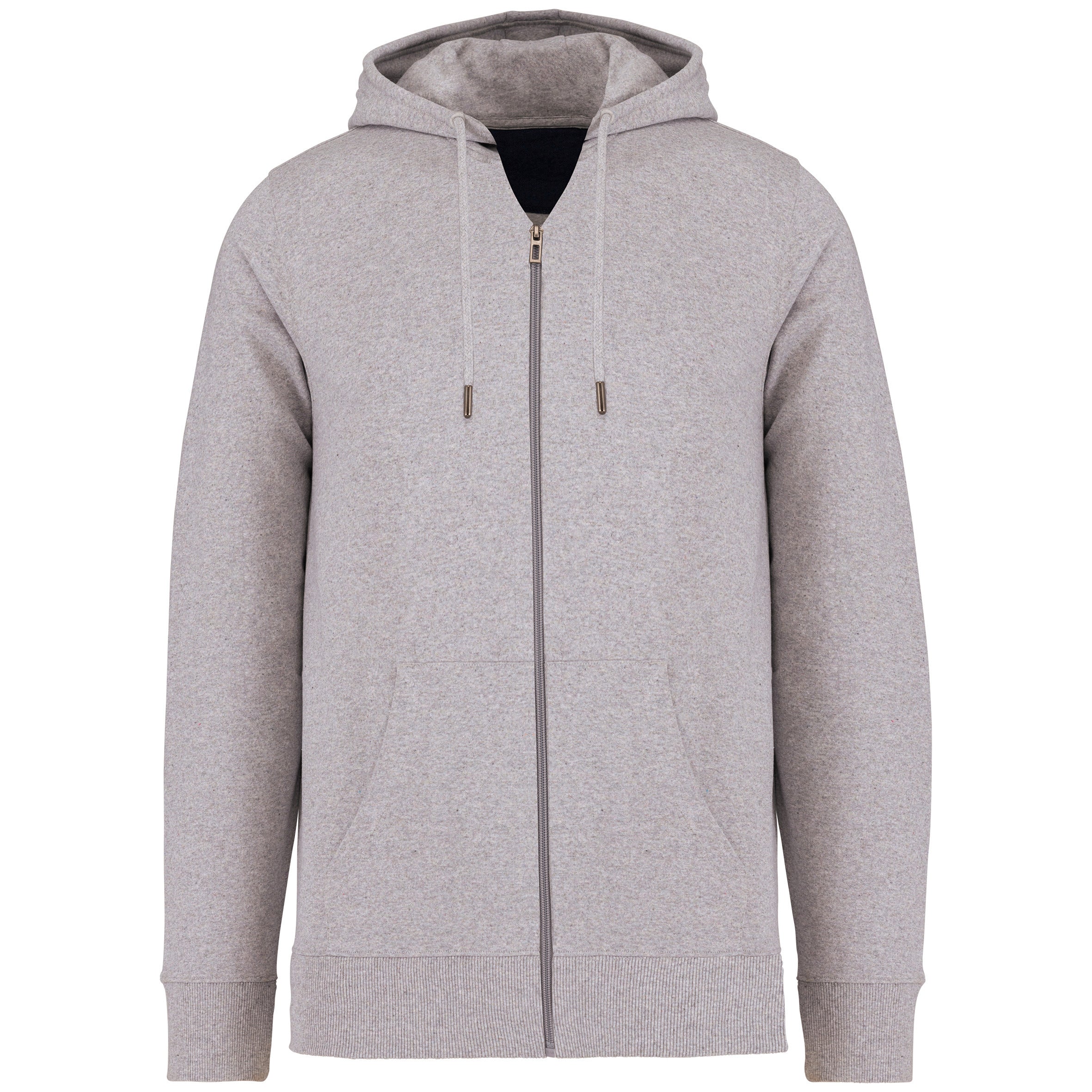 Sweat recyclé zippé capuche unisexe - 300g