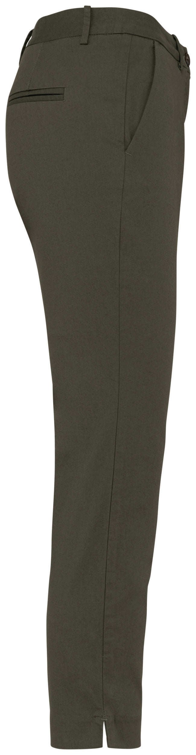 Pantalon chino 7/8 femme - 235g