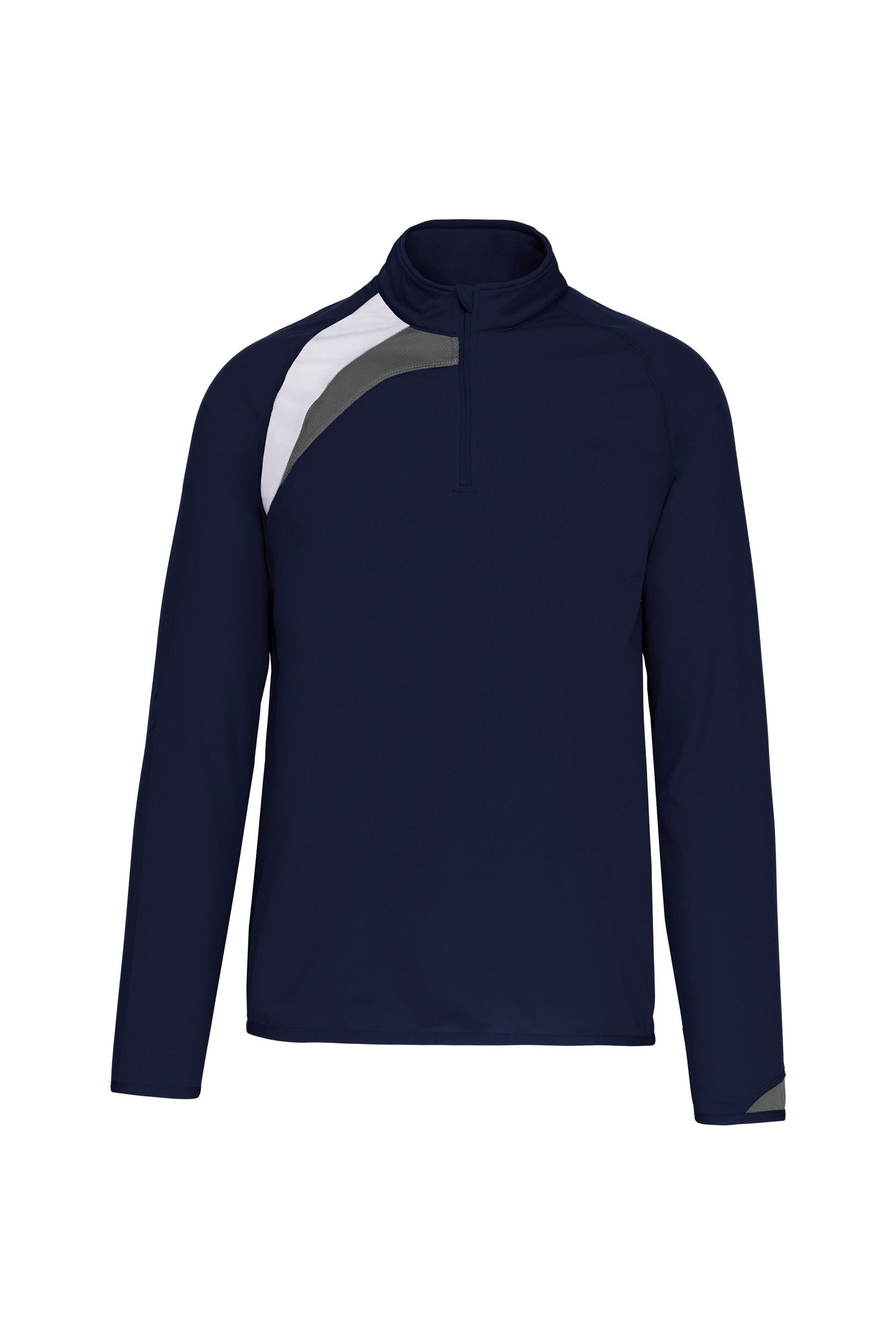 Unisex 1/4 zip training sweatshirt